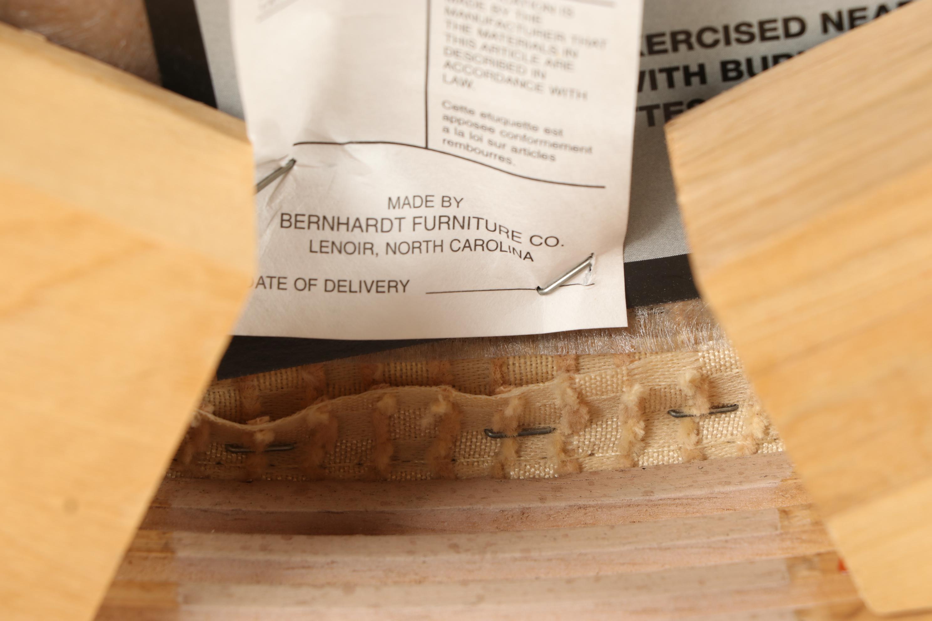 Bernhardt Blonde Wood Seven-Piece Dining Set