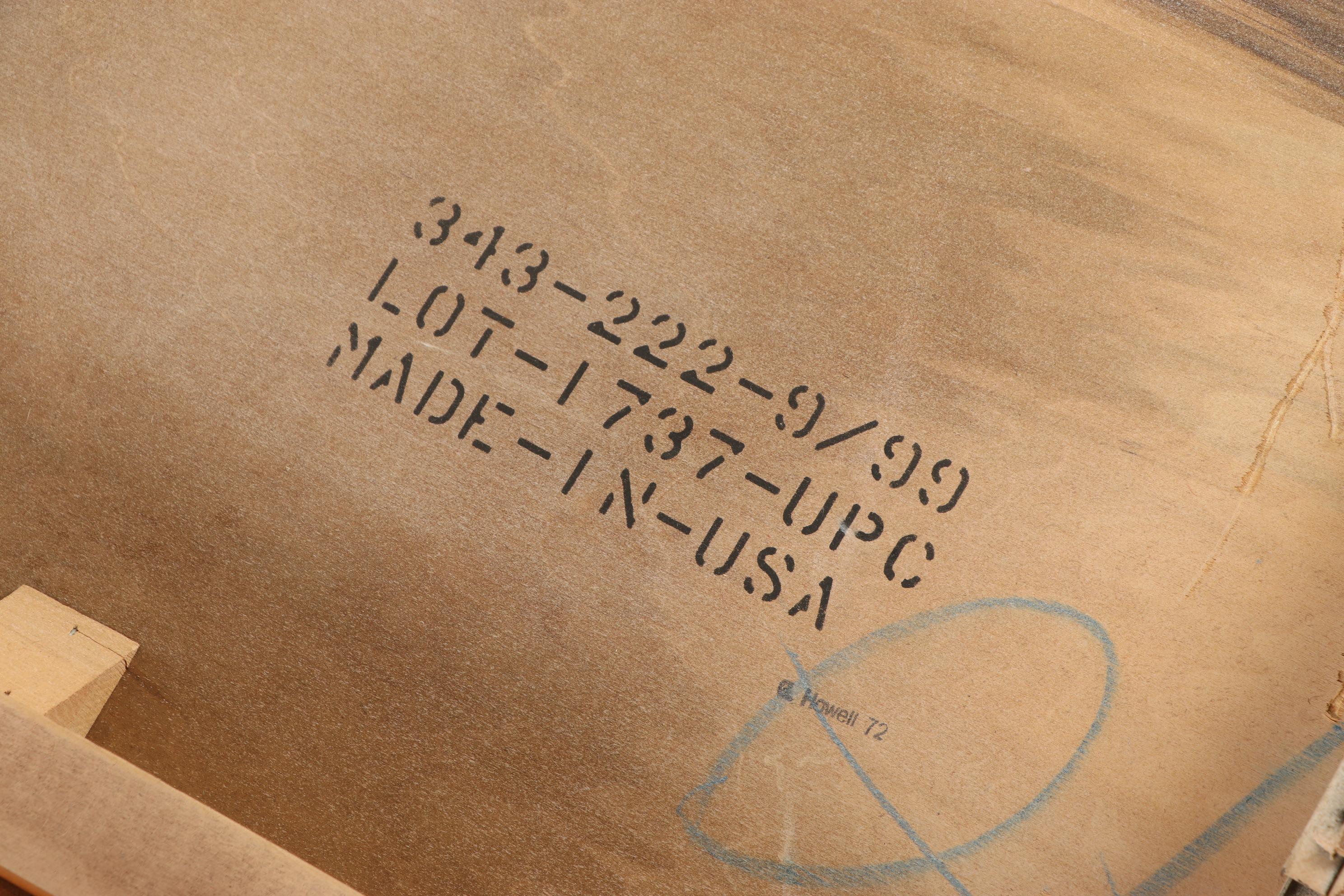 Bernhardt Blonde Wood Seven-Piece Dining Set