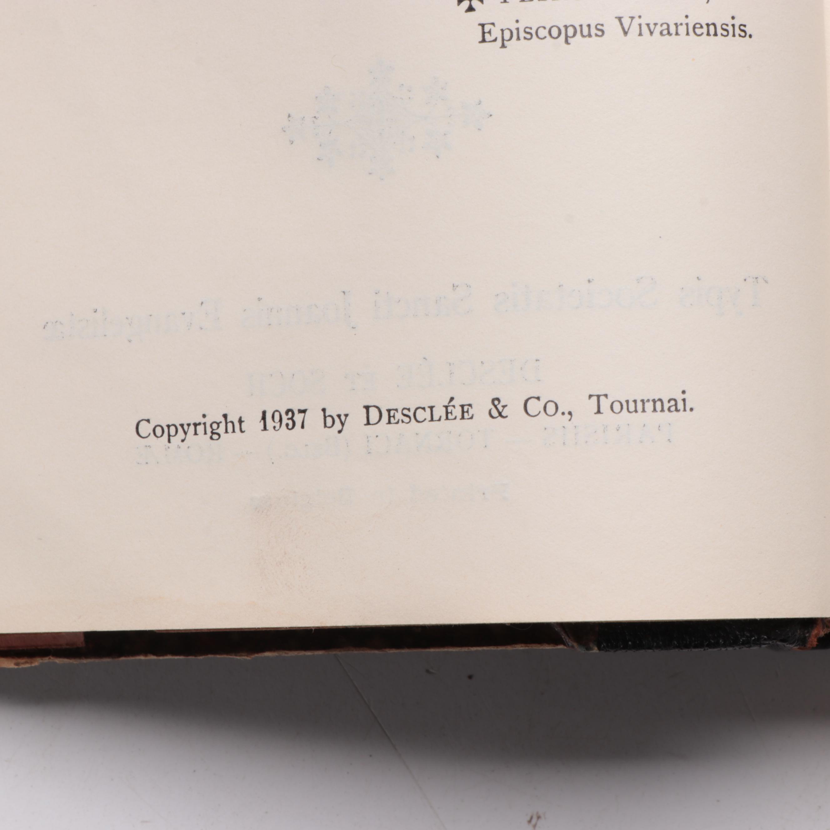 "Synopsis Theologiæ Dogmaticæ Fundamentalis" Vol. I and II by Thomas Aquinas