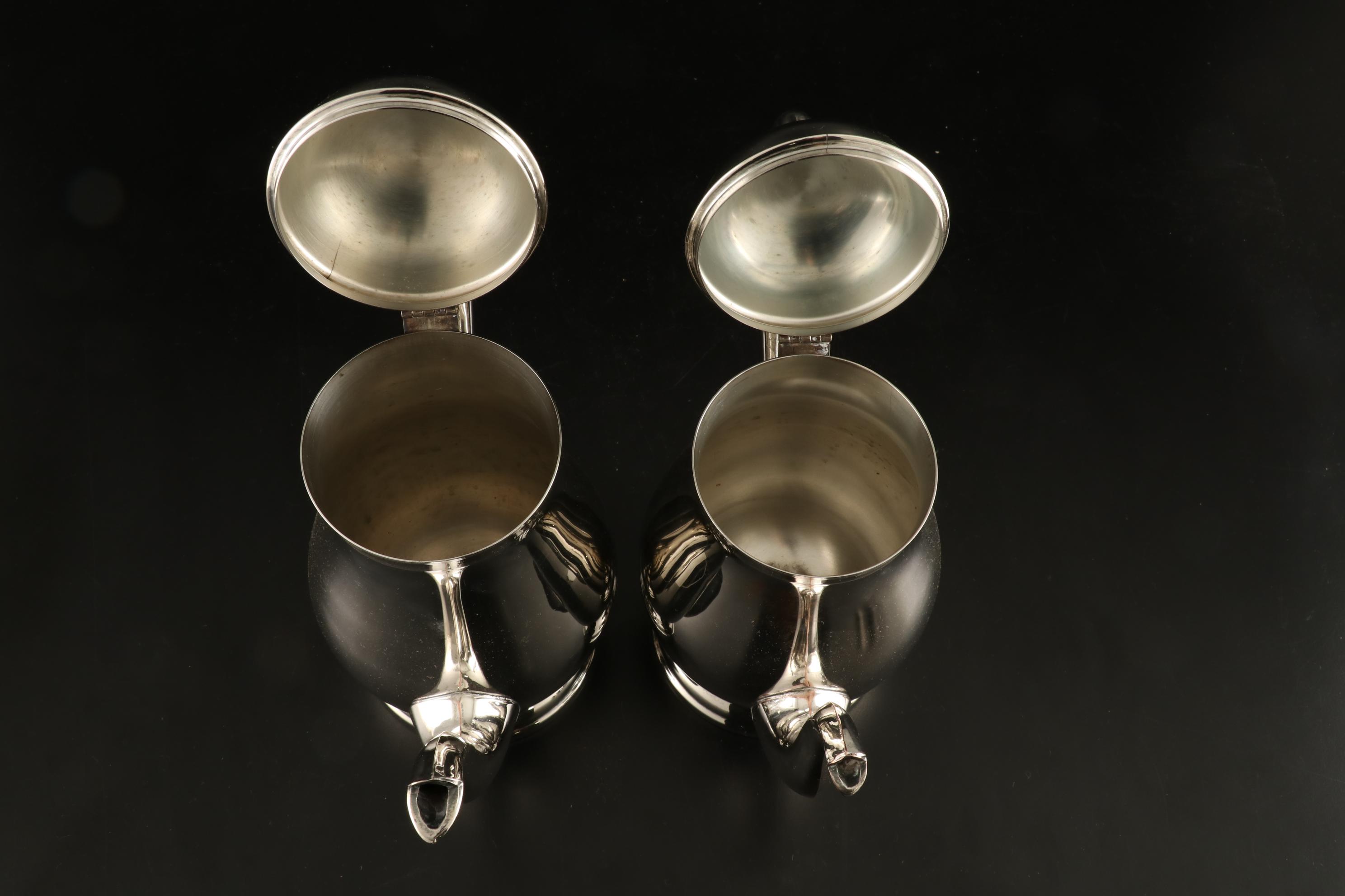 F.B. Rogers Silver Plate Coffee and Tea Service with Other Serving Tray