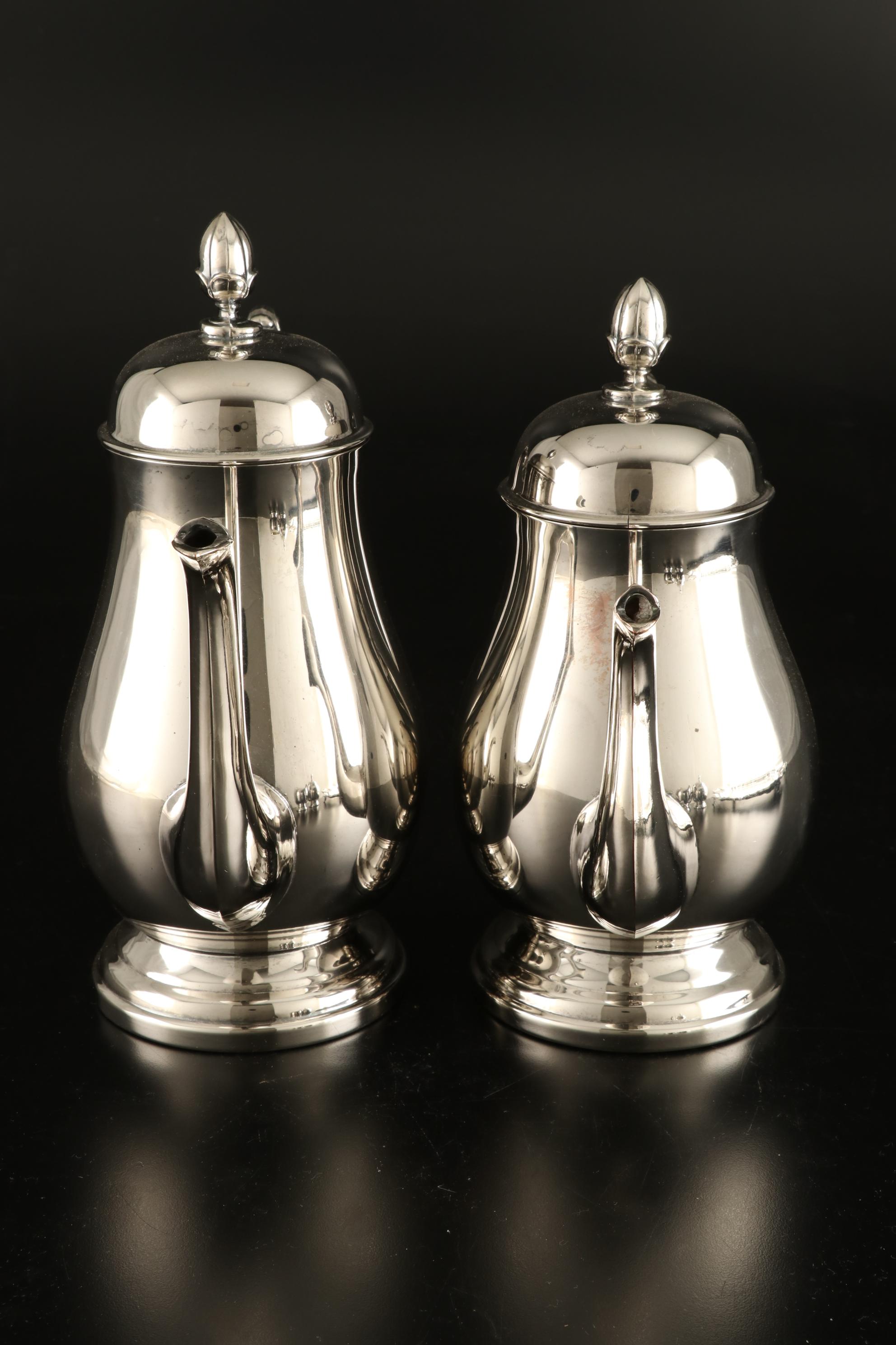 F.B. Rogers Silver Plate Coffee and Tea Service with Other Serving Tray