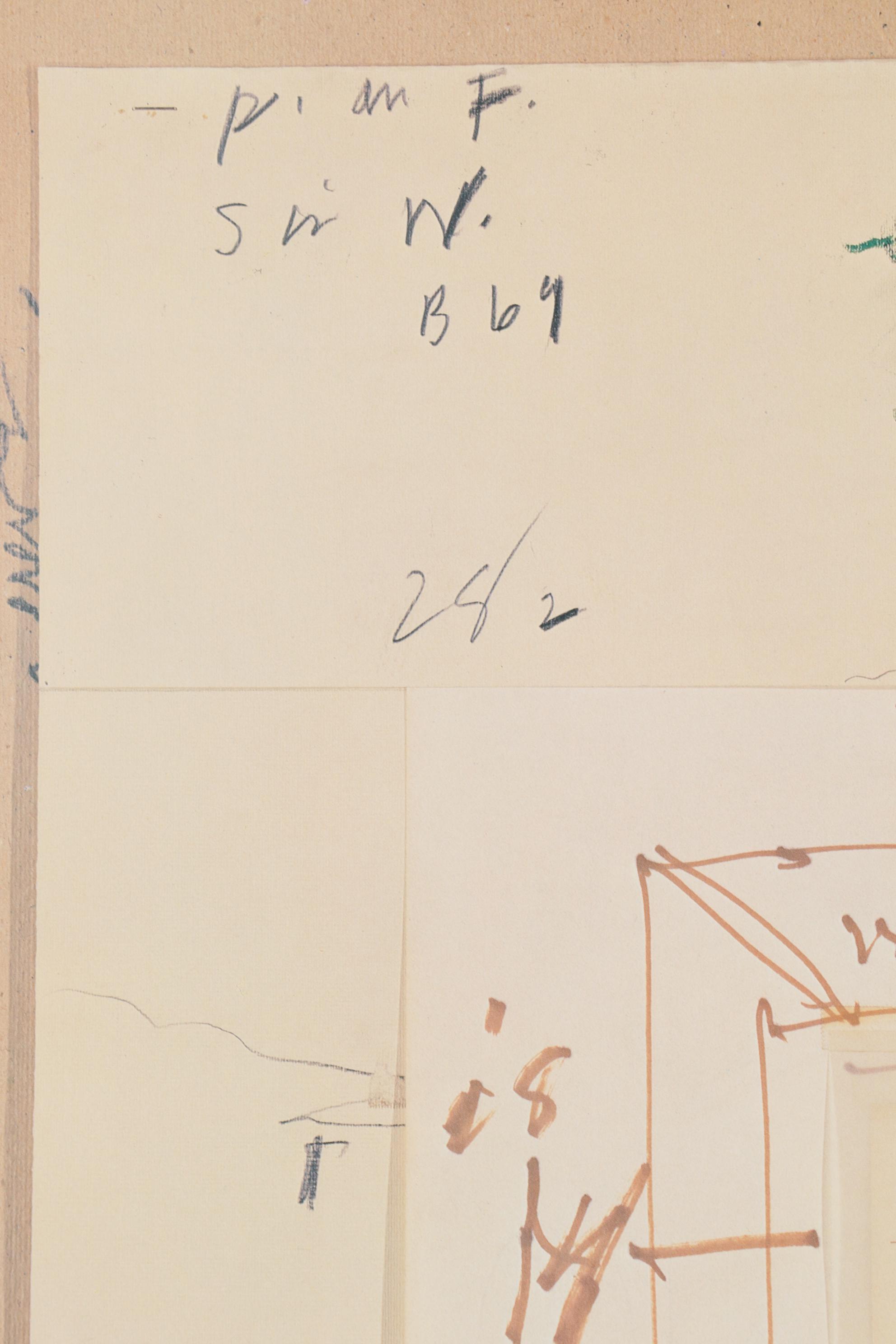 Offset Lithograph Exhibition Poster after Cy Twombly for Whitney Museum, 1979