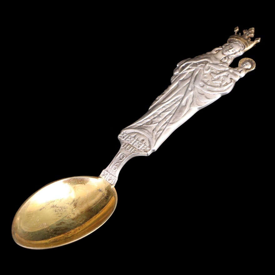 A. Michelsen "The Madonna" Sterling Silver Christmas Spoon