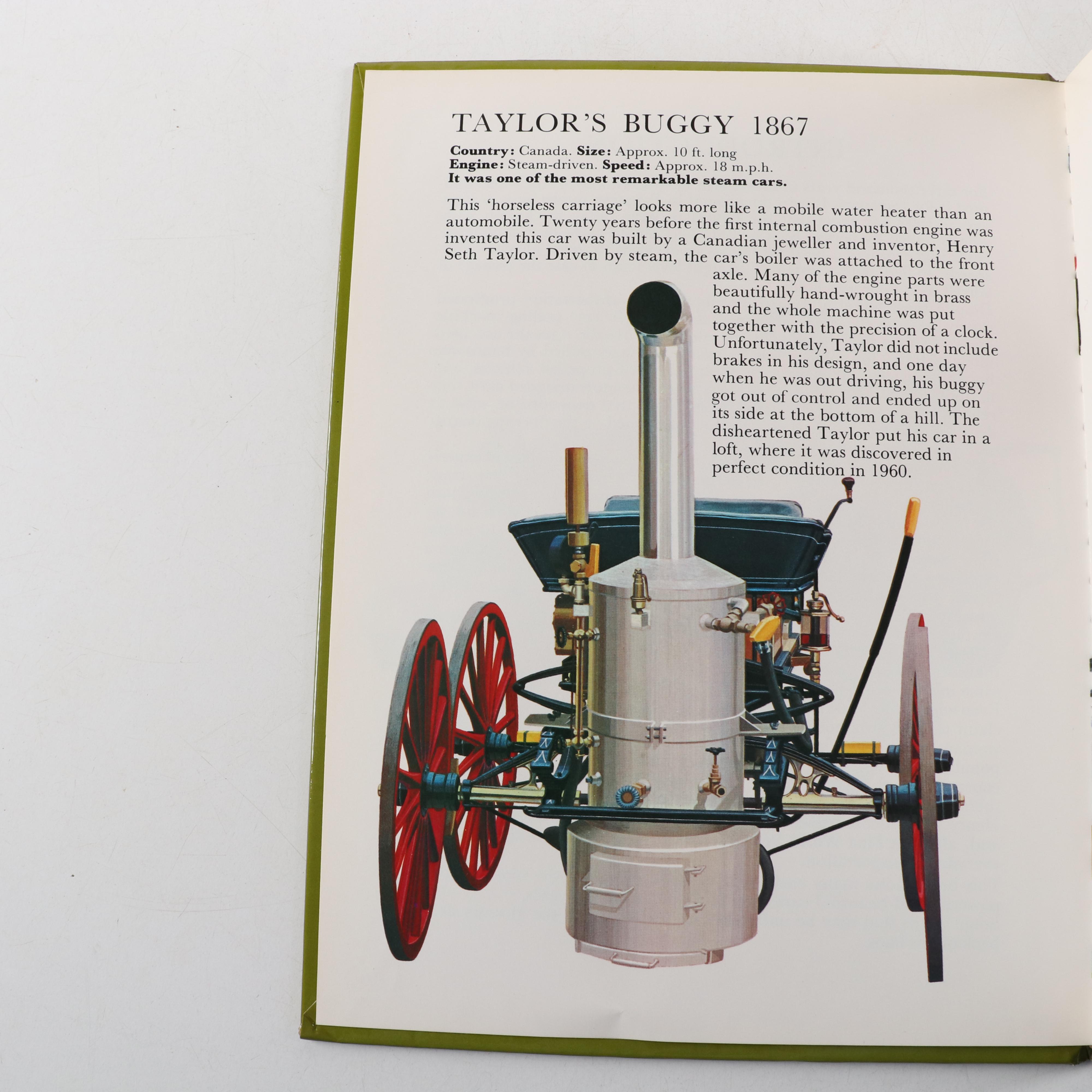Automobile History and Reference Books Including "The Book of Fantastic Cars "