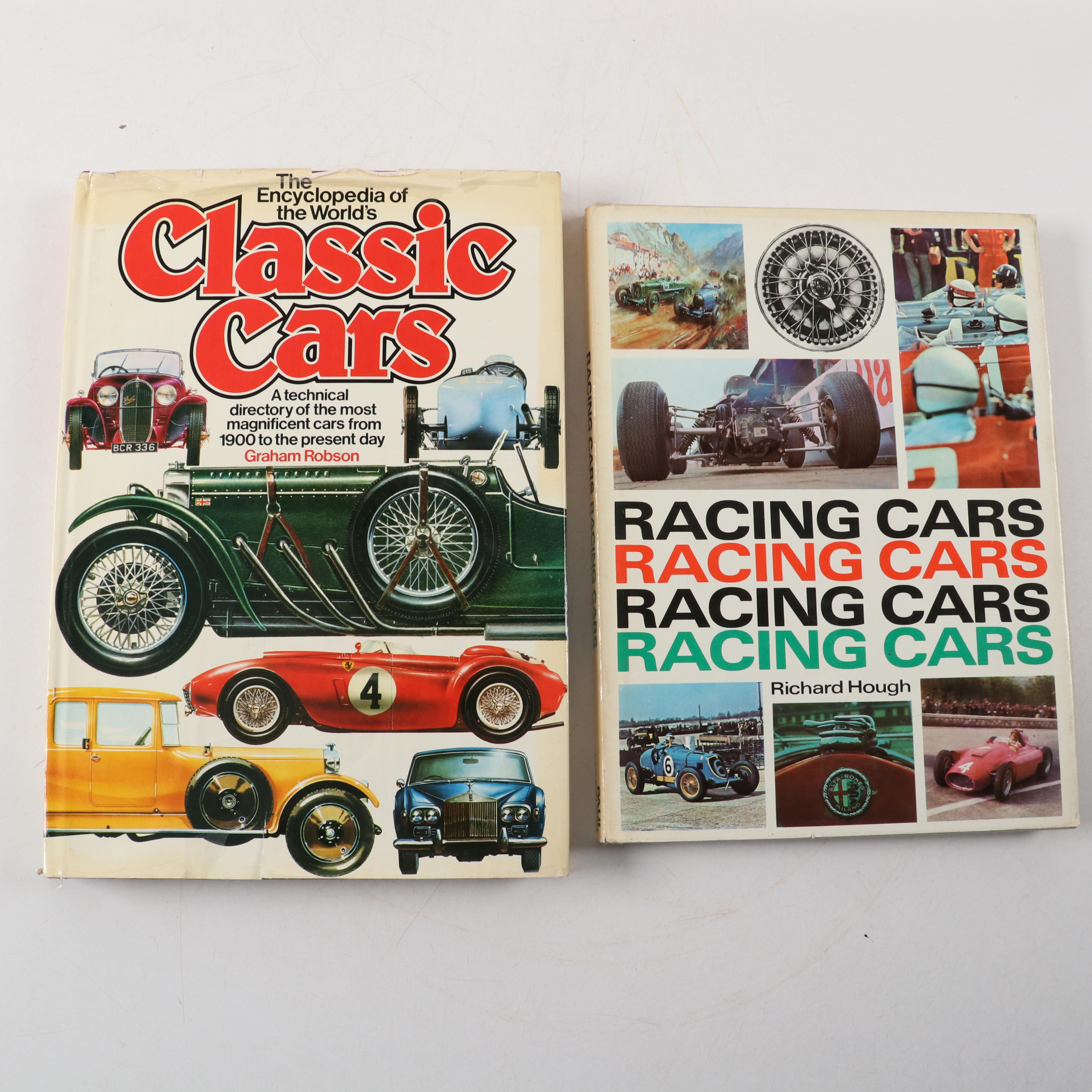 Automobile History and Reference Books Including "The Book of Fantastic Cars "