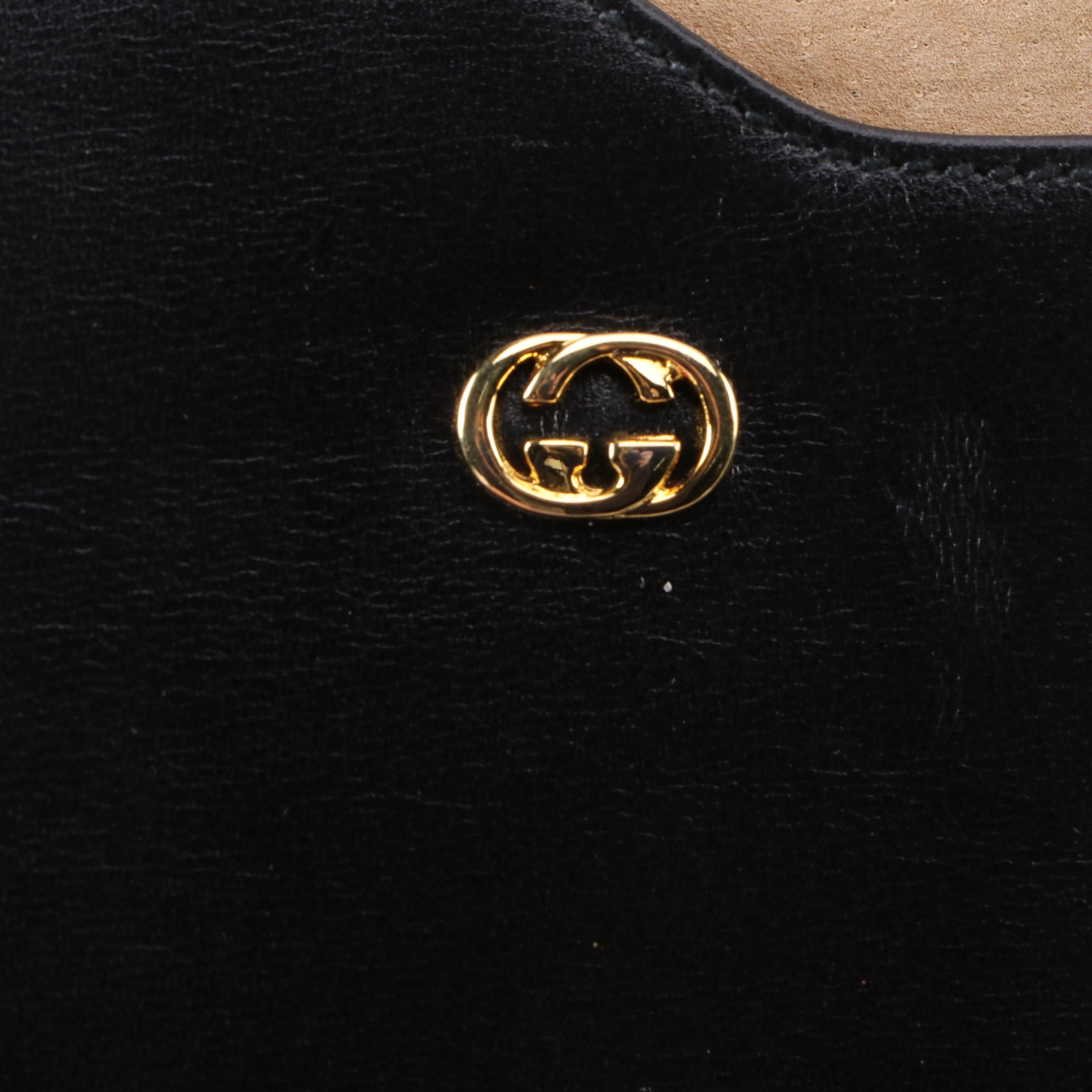 Gucci Leather Folding Coin Purse and Black Leather Eyewear Sleeve