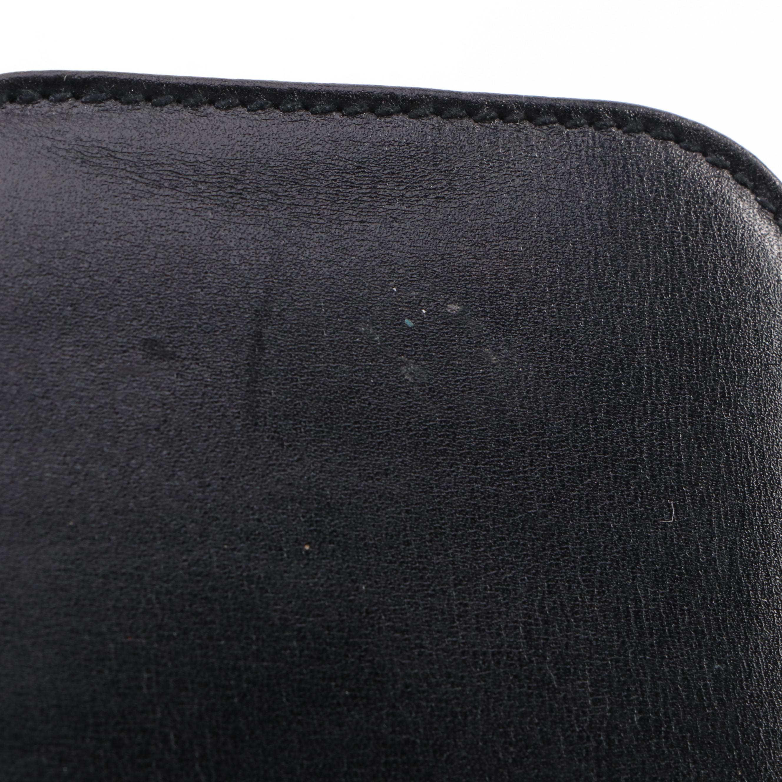 Gucci Leather Folding Coin Purse and Black Leather Eyewear Sleeve