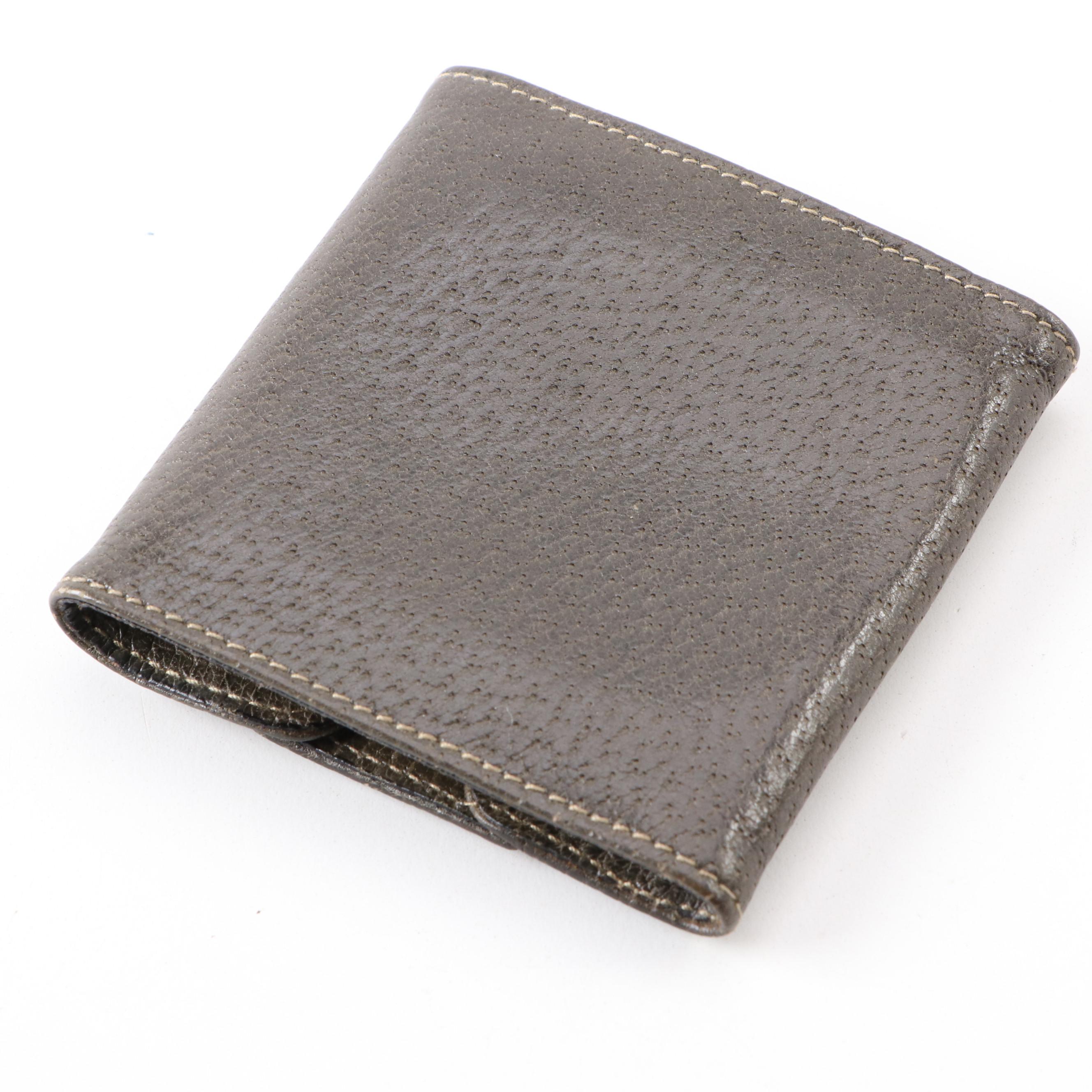 Gucci Leather Folding Coin Purse and Black Leather Eyewear Sleeve