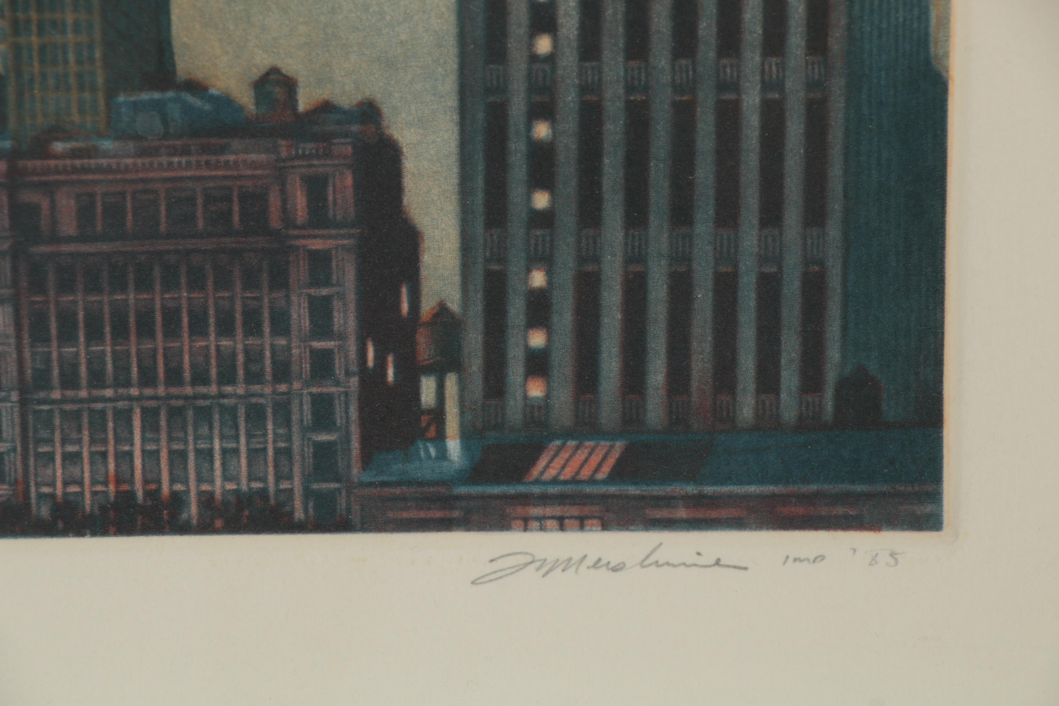 Frederick Mershimer Mezzotints of New York City, 1985
