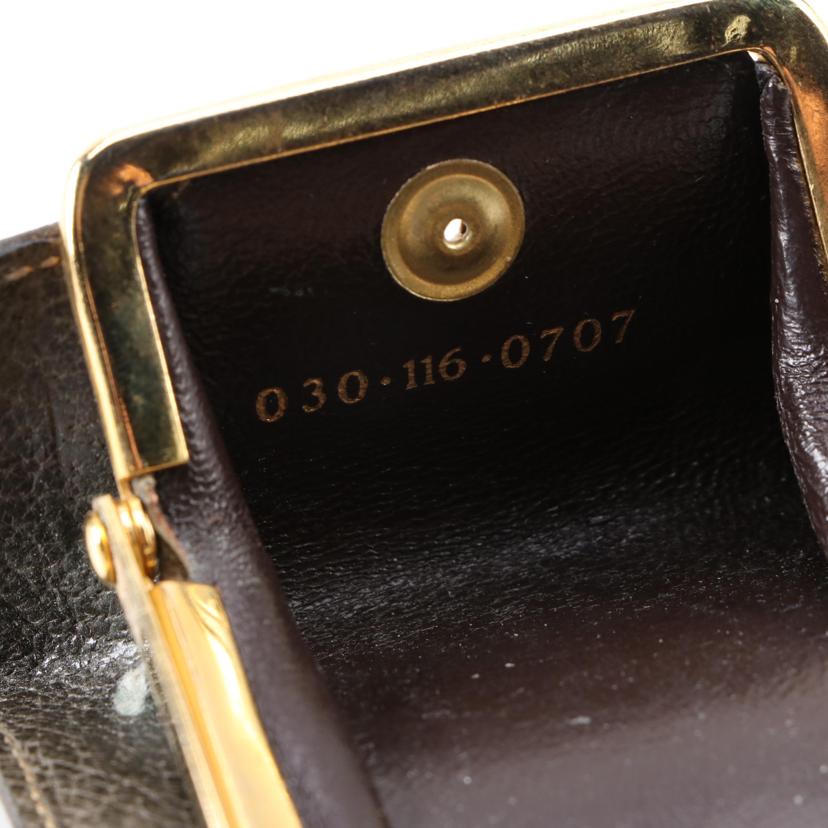 Gucci Leather Folding Coin Purse and Black Leather Eyewear Sleeve