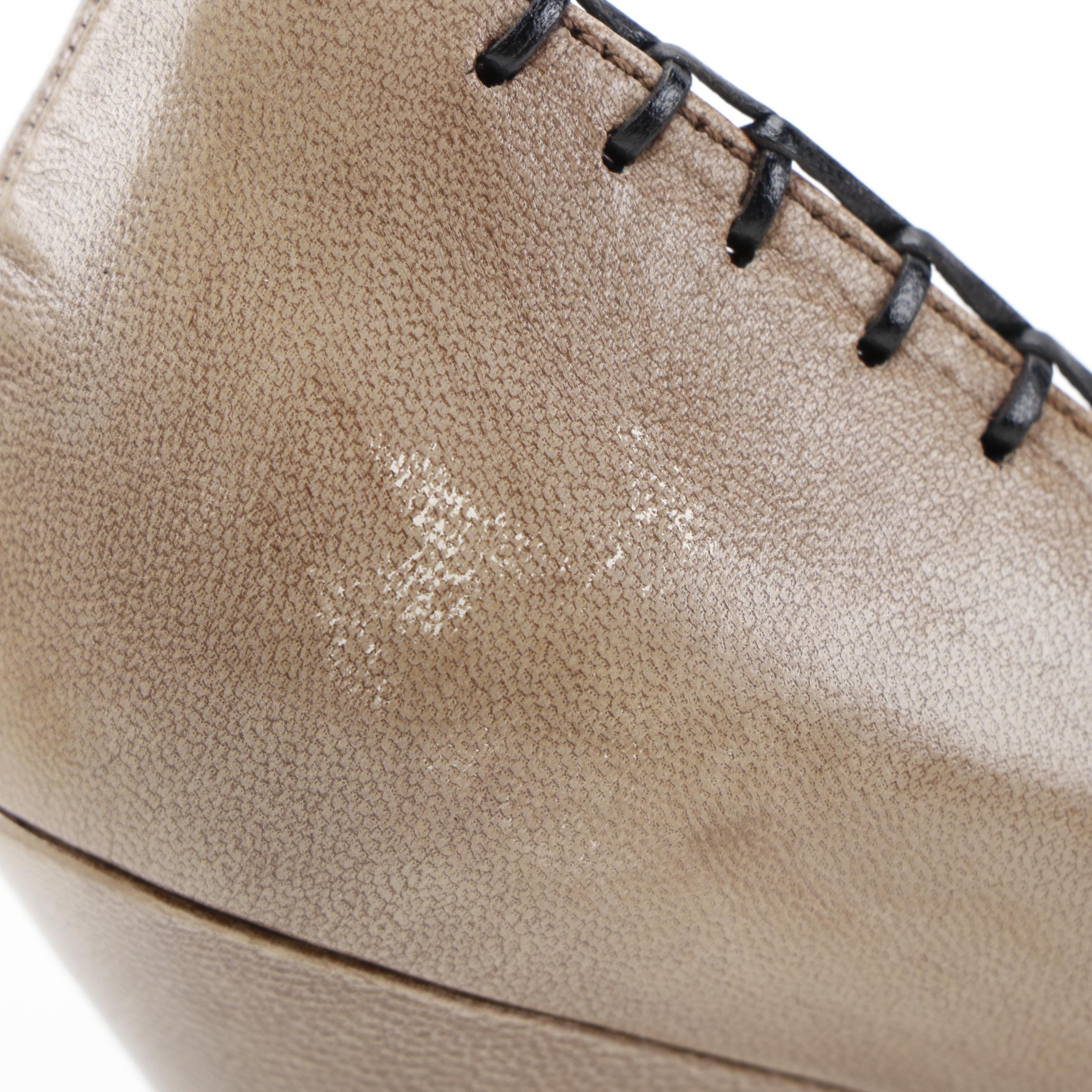 Prada Leather Pointed Toe Pumps with Leather Appliqué and Stitching Accents