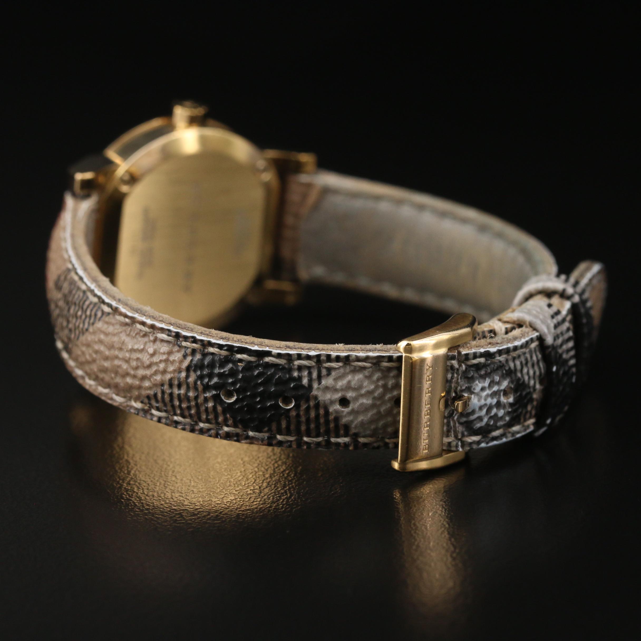 Burberry BU9219 Gold Tone Stainless Steel Quartz Watch