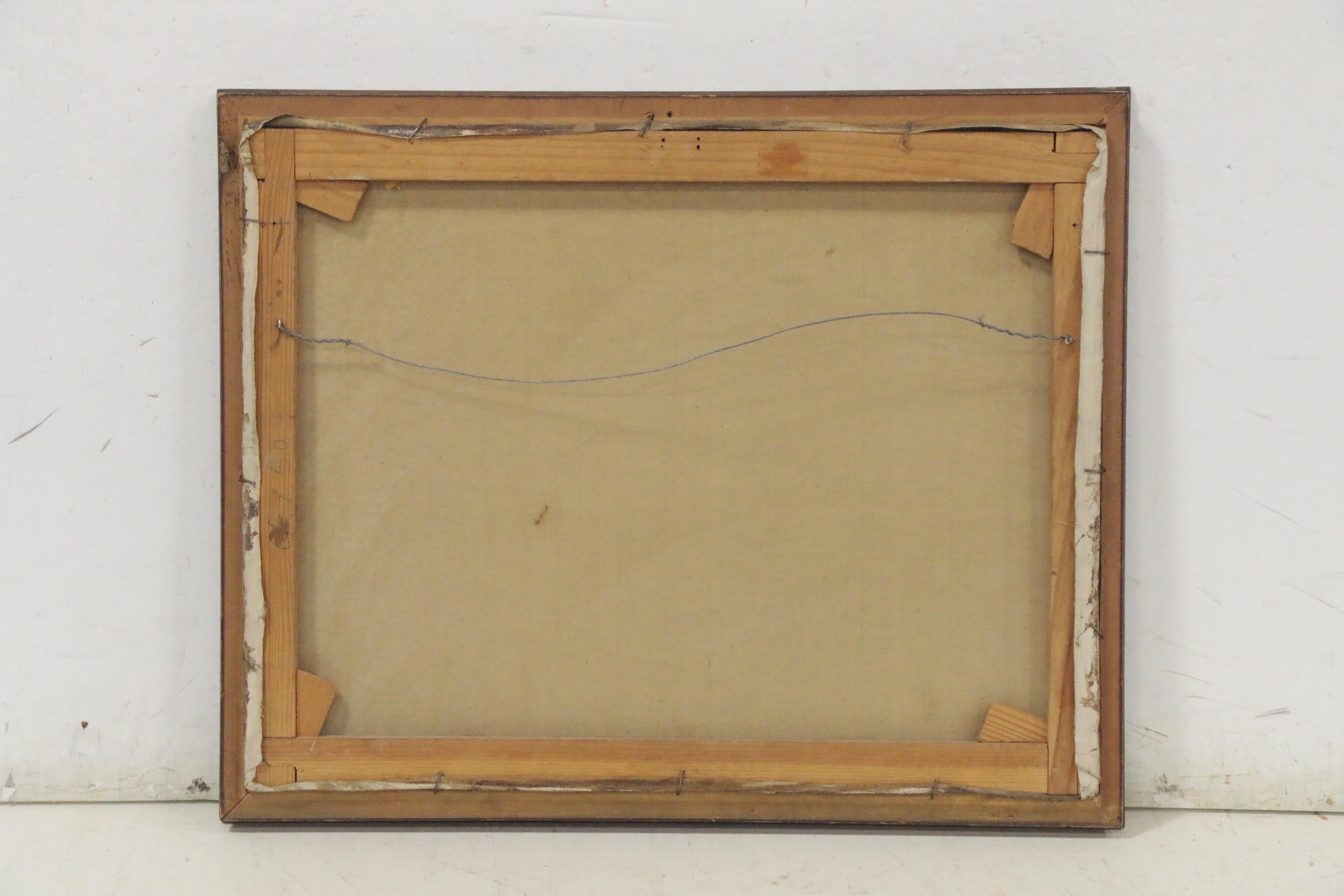 Oil Painting of Chestnut Horse, Mid-Late 20th Century