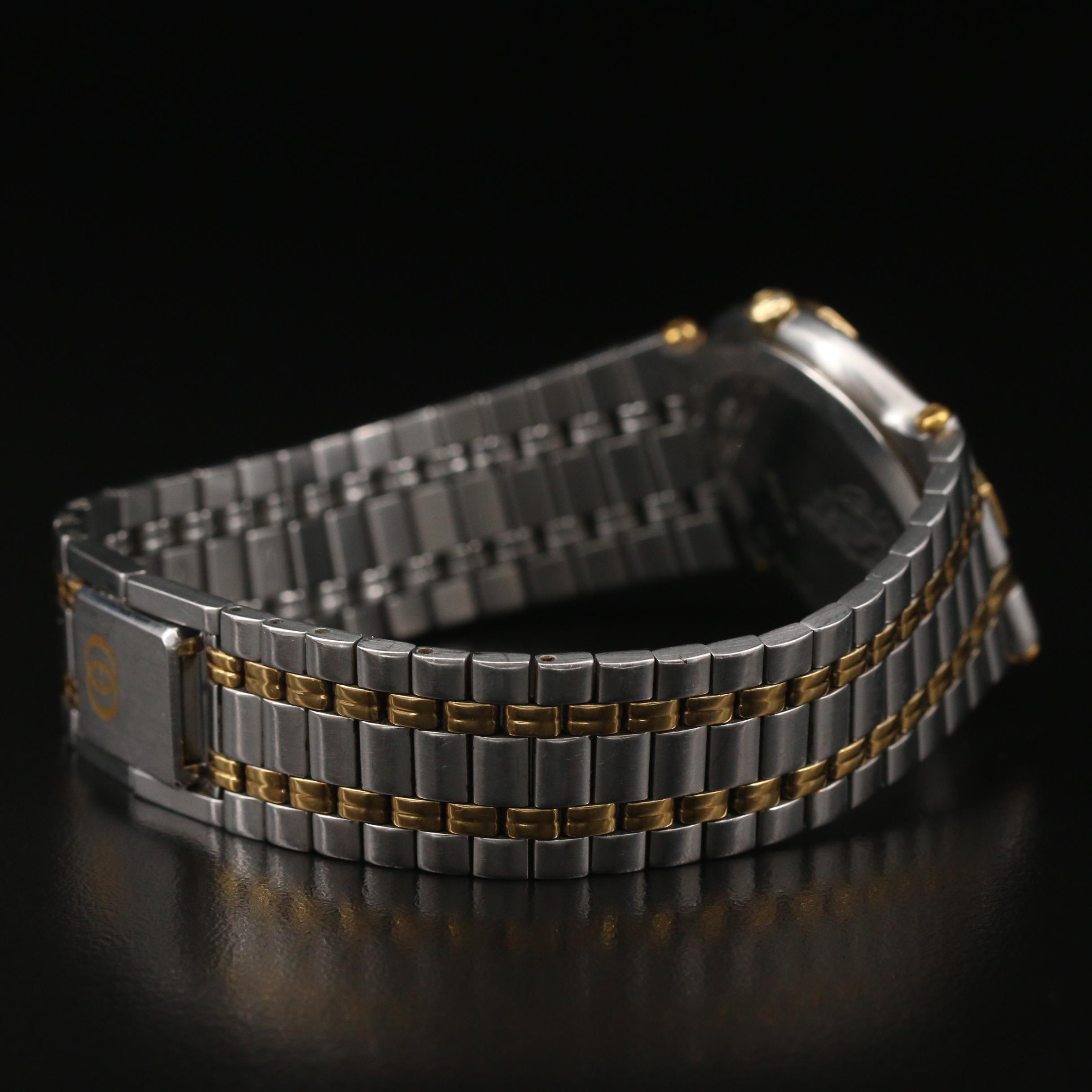 Vintage Gucci 9000M Two Tone Stainless Steel Quartz Watch