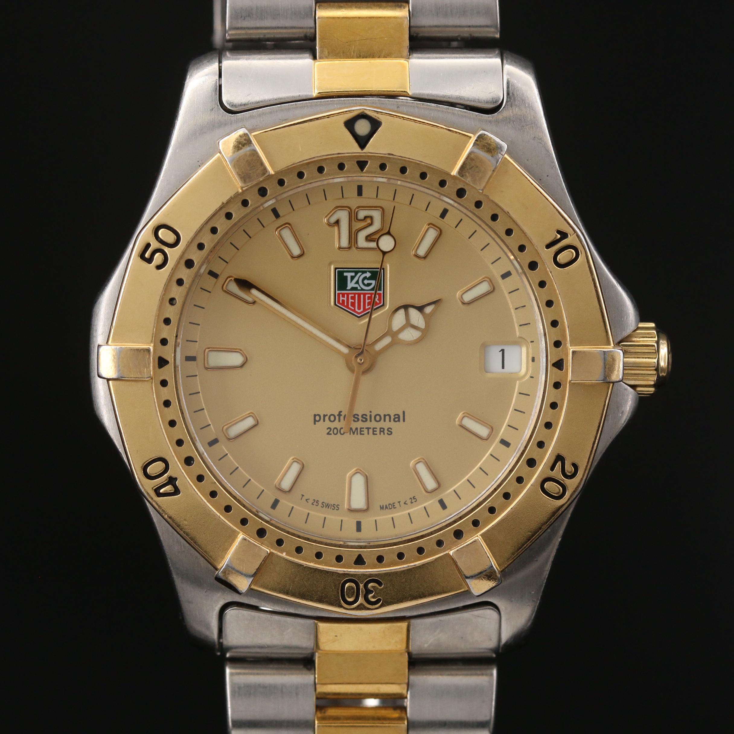 TAG Heuer Professional 200 Meters Stainless Steel Watch