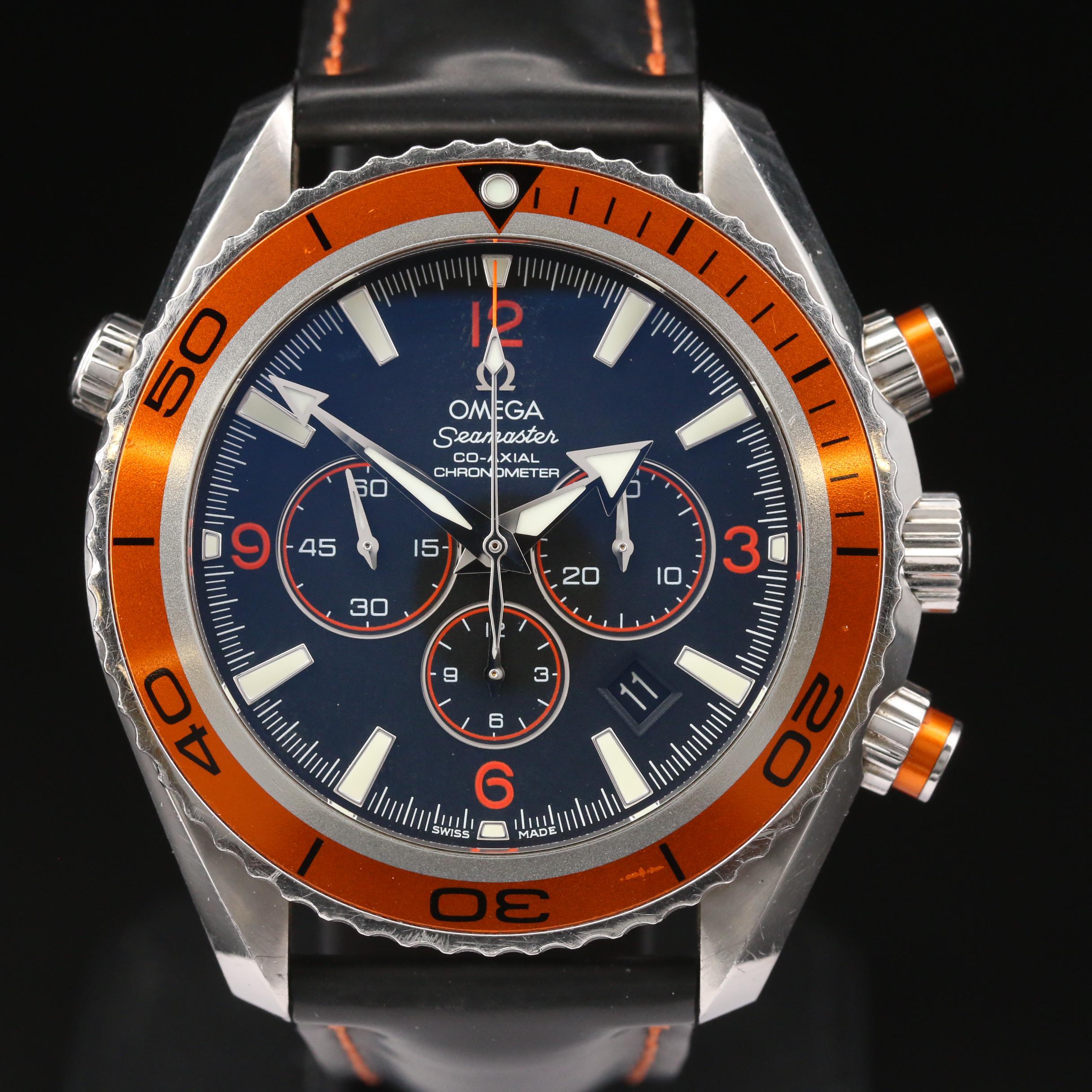 Omega Seamaster Planet Ocean 600M Co-Axial 45.5 Stainless Steel Watch