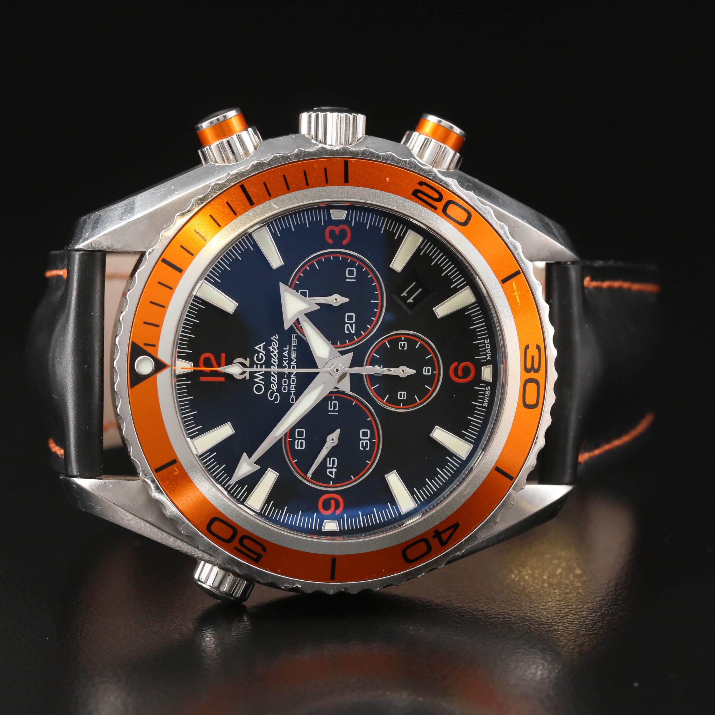 Omega Seamaster Planet Ocean 600M Co-Axial 45.5 Stainless Steel Watch