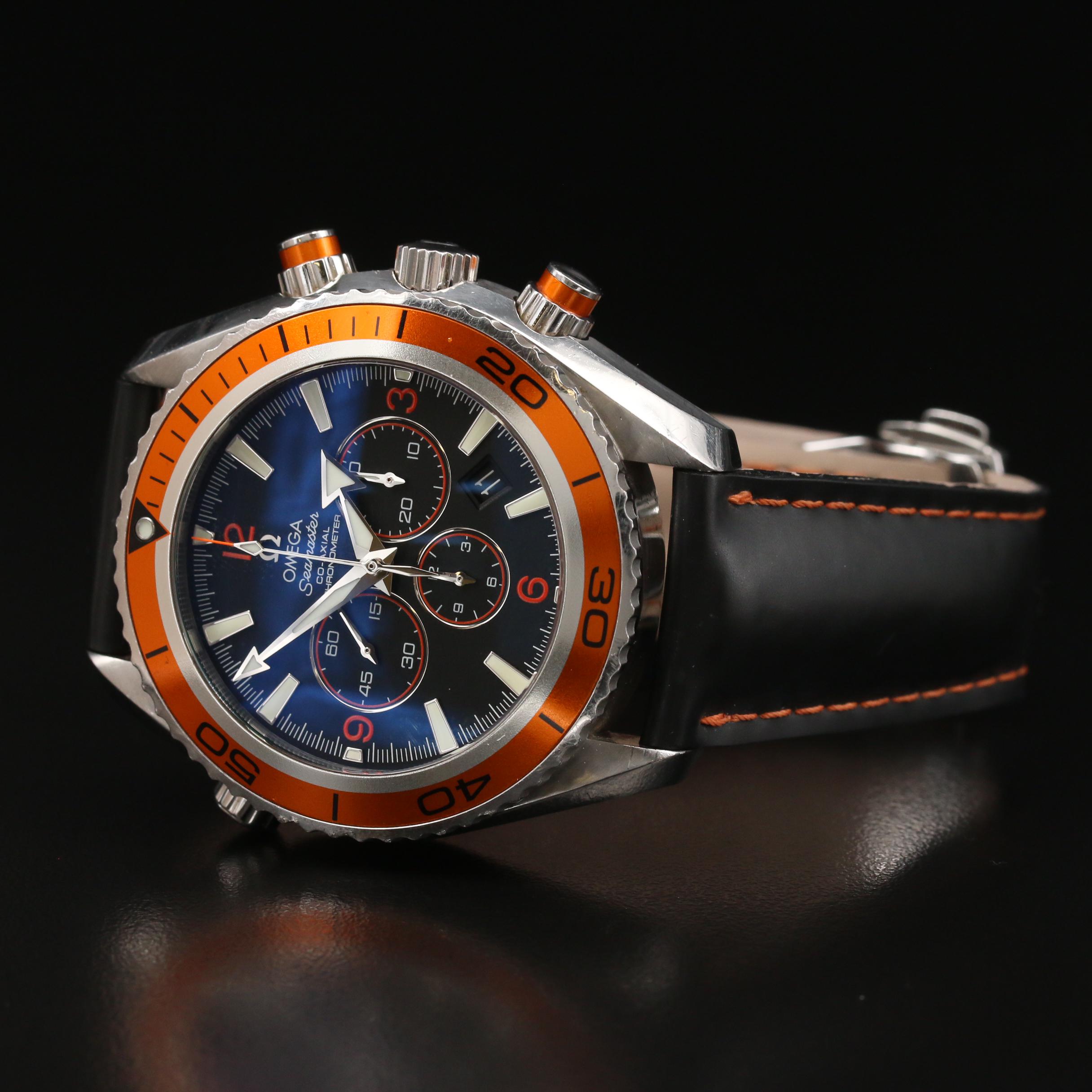 Omega Seamaster Planet Ocean 600M Co-Axial 45.5 Stainless Steel Watch