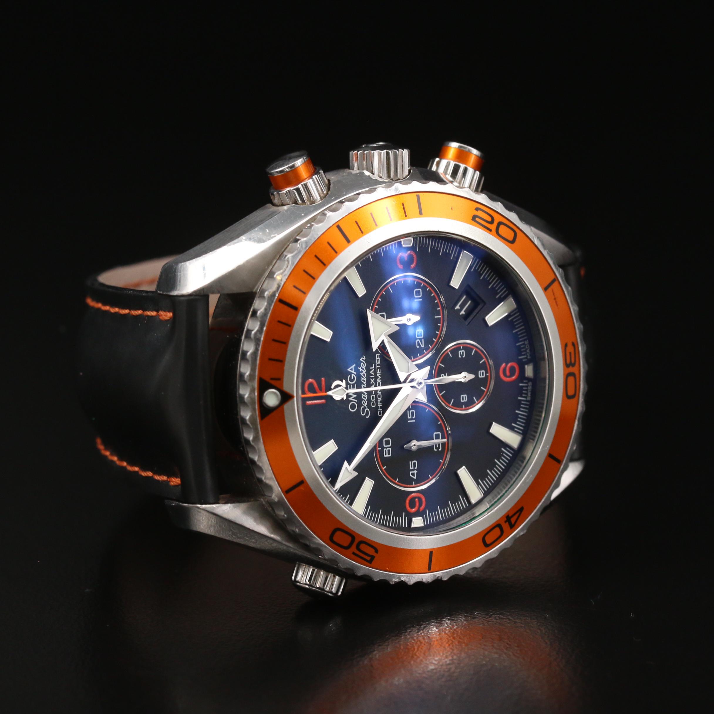 Omega Seamaster Planet Ocean 600M Co-Axial 45.5 Stainless Steel Watch