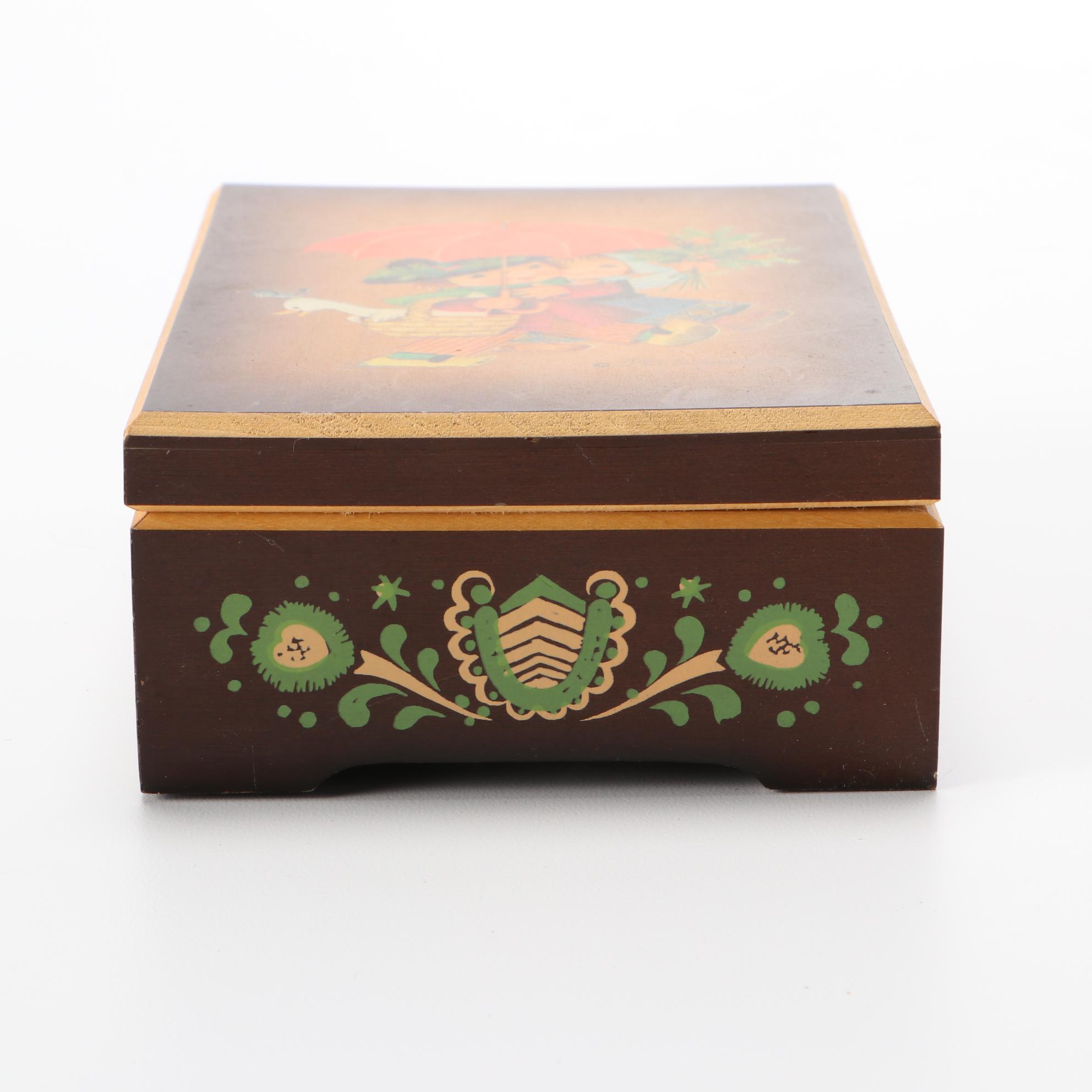 Anri Ferrandiz Collection Italian Music Box, Mid-20th Century