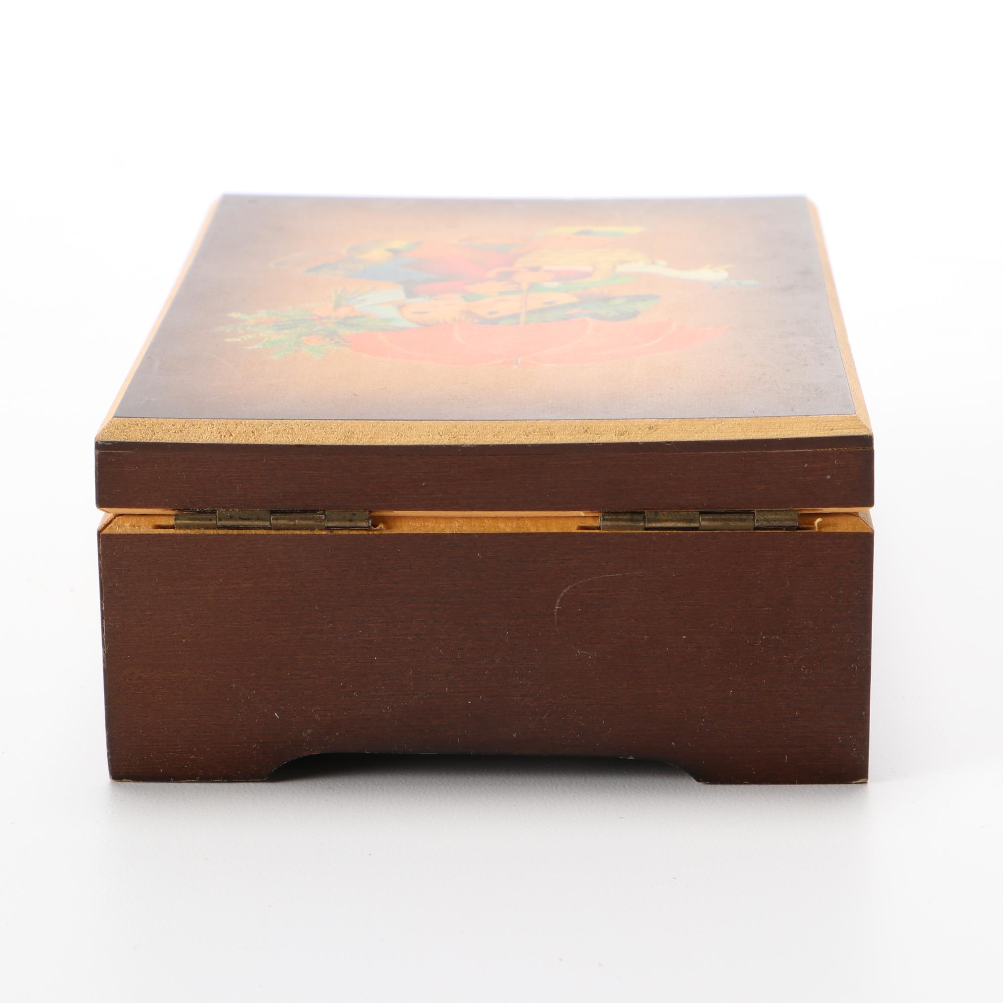 Anri Ferrandiz Collection Italian Music Box, Mid-20th Century