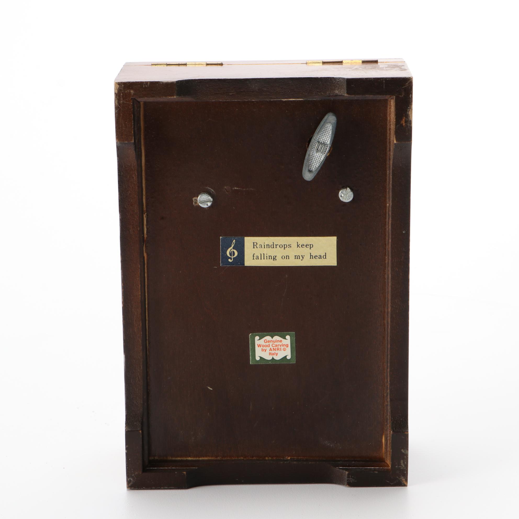 Anri Ferrandiz Collection Italian Music Box, Mid-20th Century