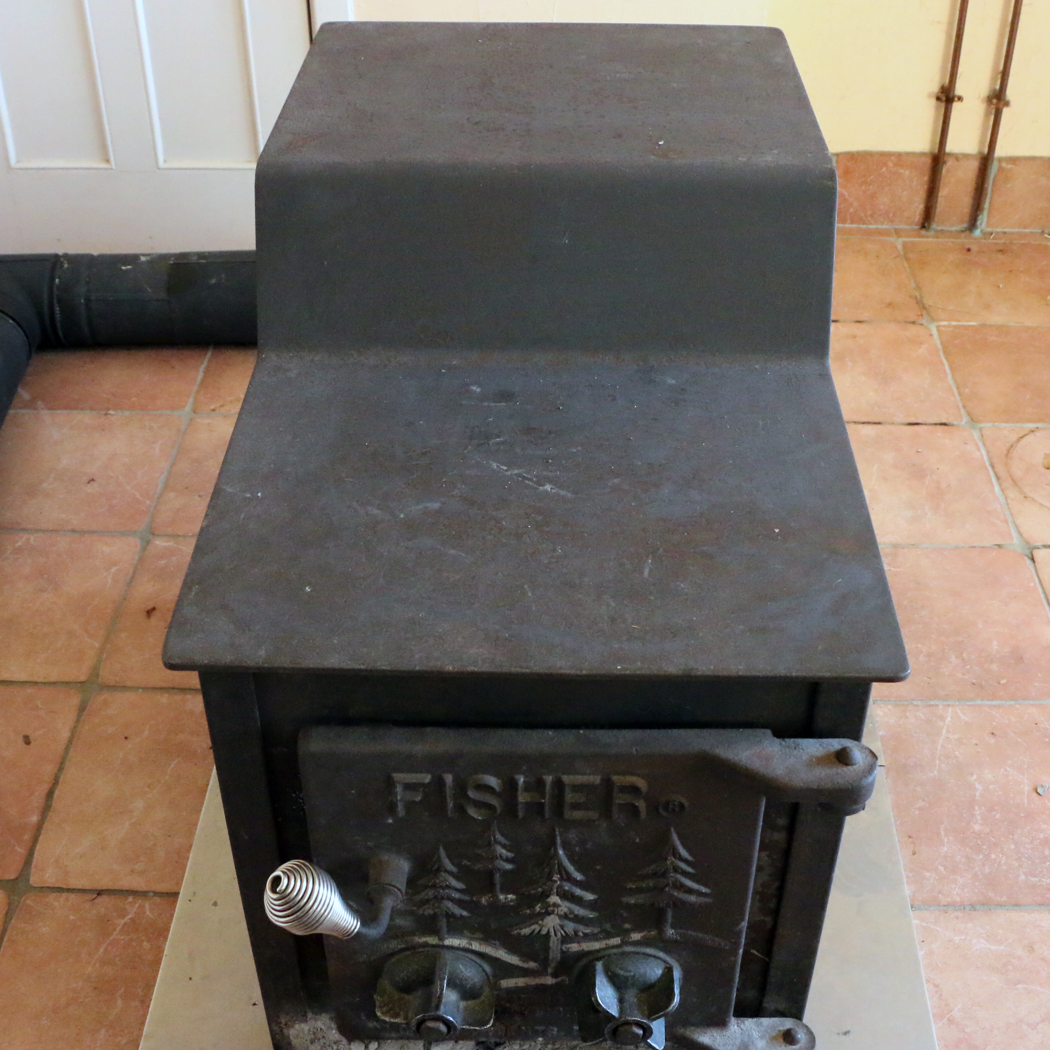 Fisher "Mama Bear" Cast Iron Wood-Burning Stove