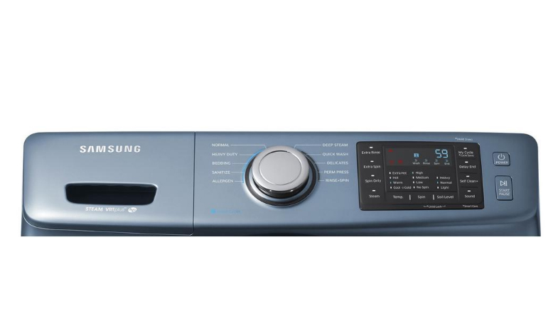 Samsung 4.5 Cubic Feet Front Load Washer with Steam, Self Clean + CycleWasher