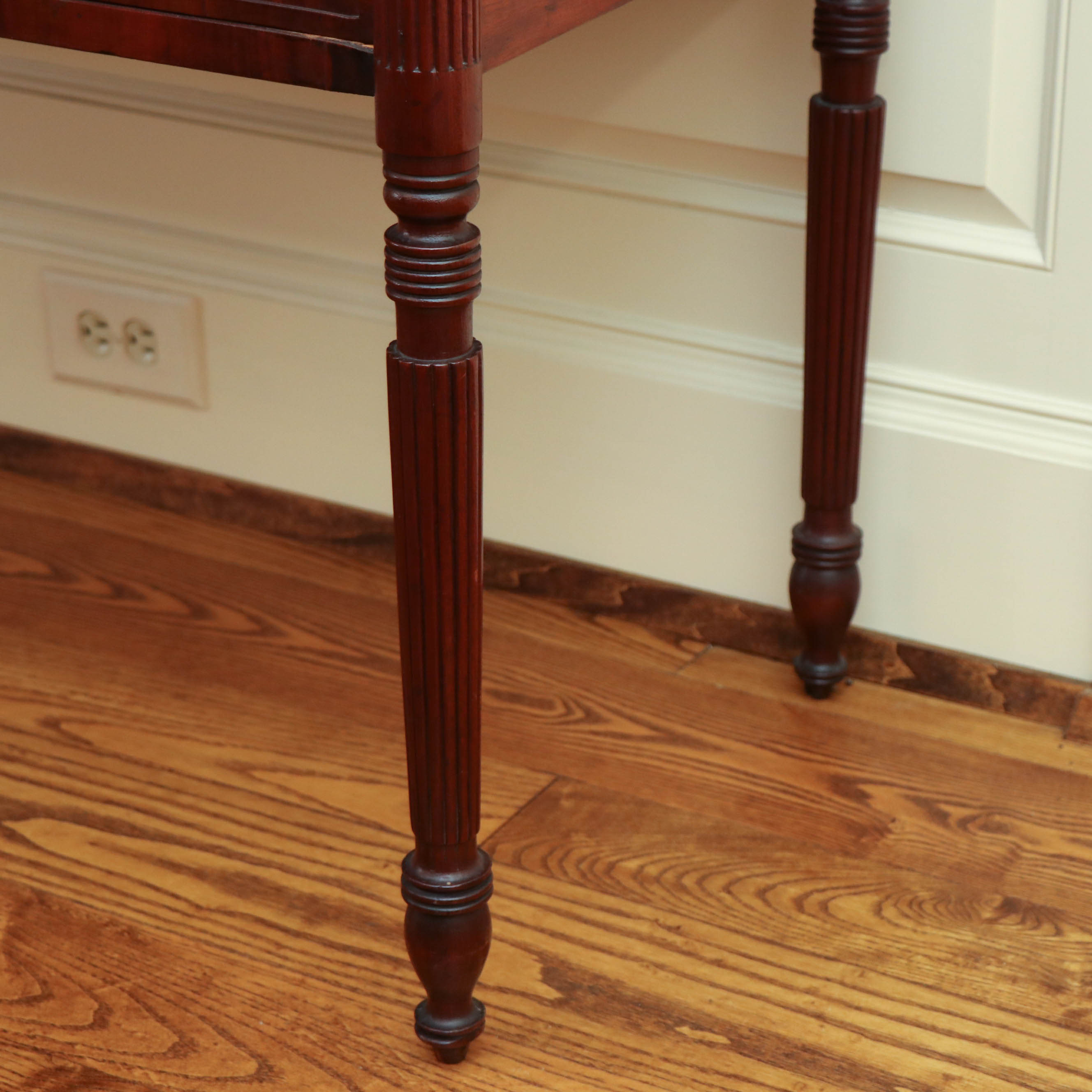 Federal Flame Mahogany Sideboard, Probably Boston, Early 19th Century