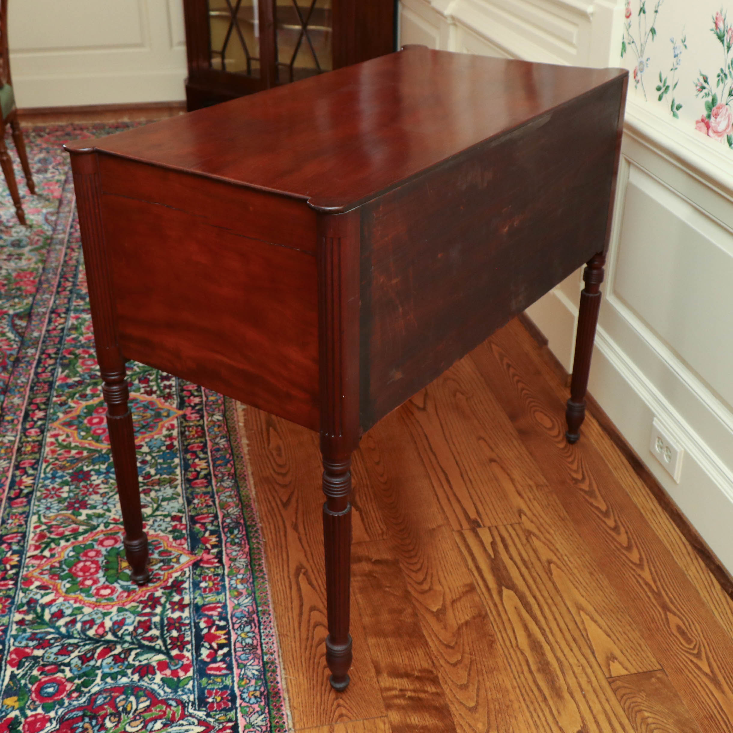 Federal Flame Mahogany Sideboard, Probably Boston, Early 19th Century
