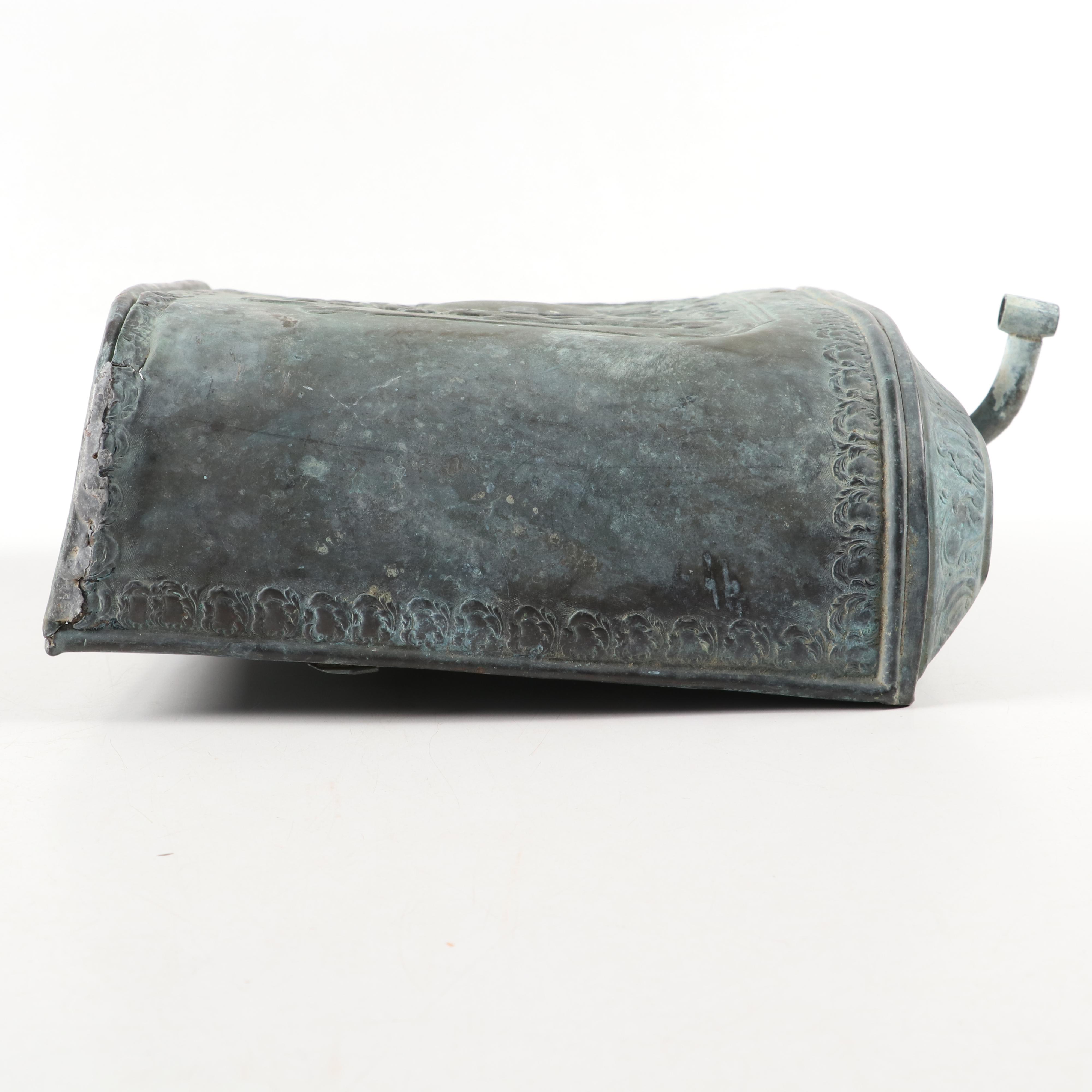 Galvanized Toilet High Tank with "Royal Crest"