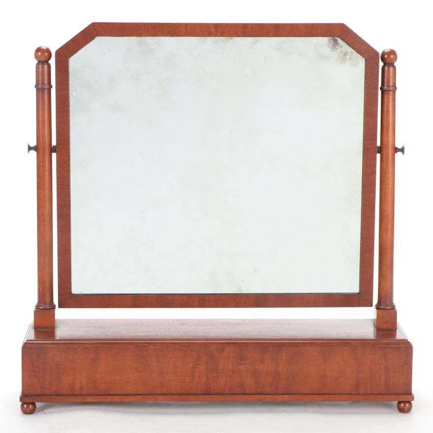 Federal Style Mahogany Tabletop Dressing Mirror, 20th Century