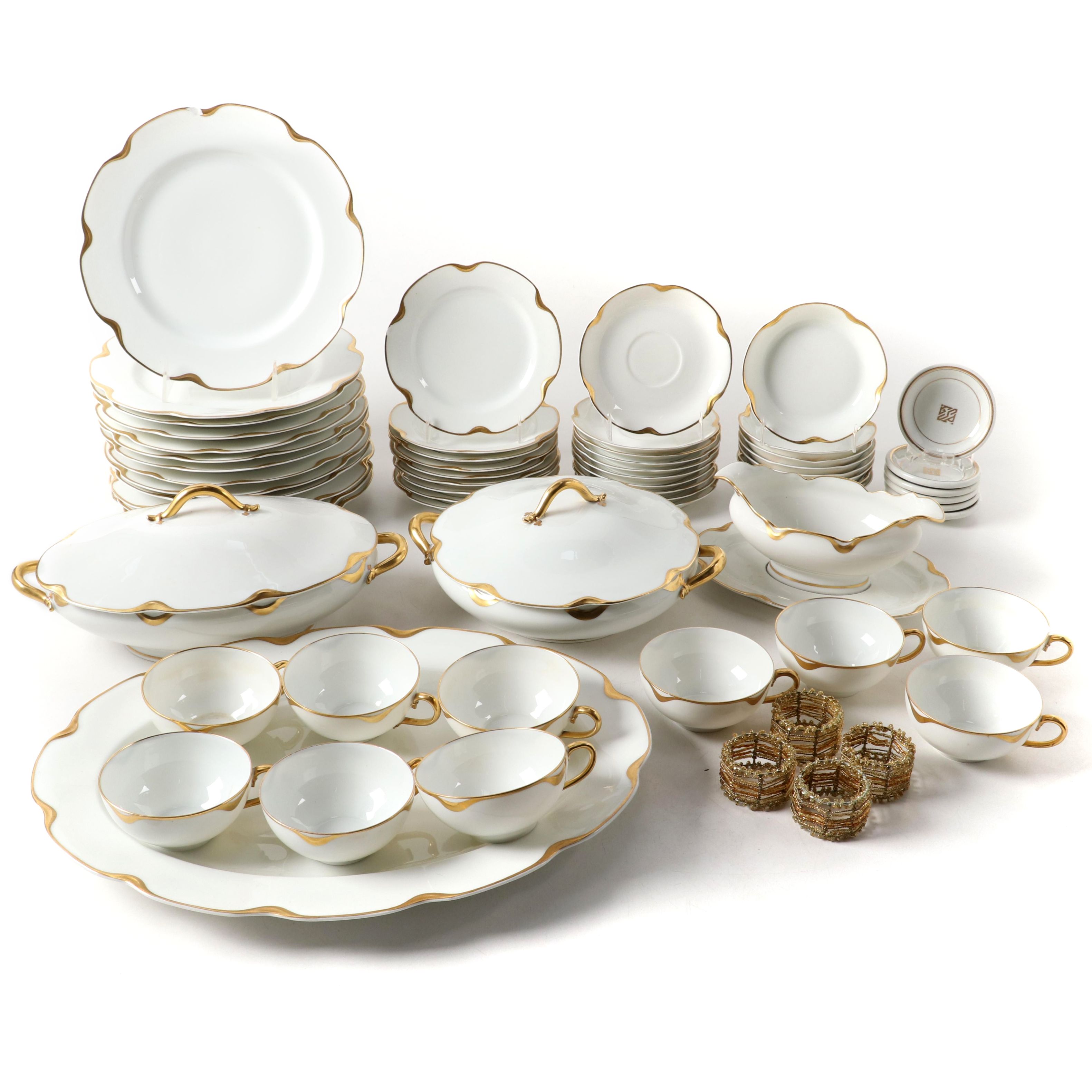 Haviland & Co. "Silver Anniversary" Porcelain Dinnerware