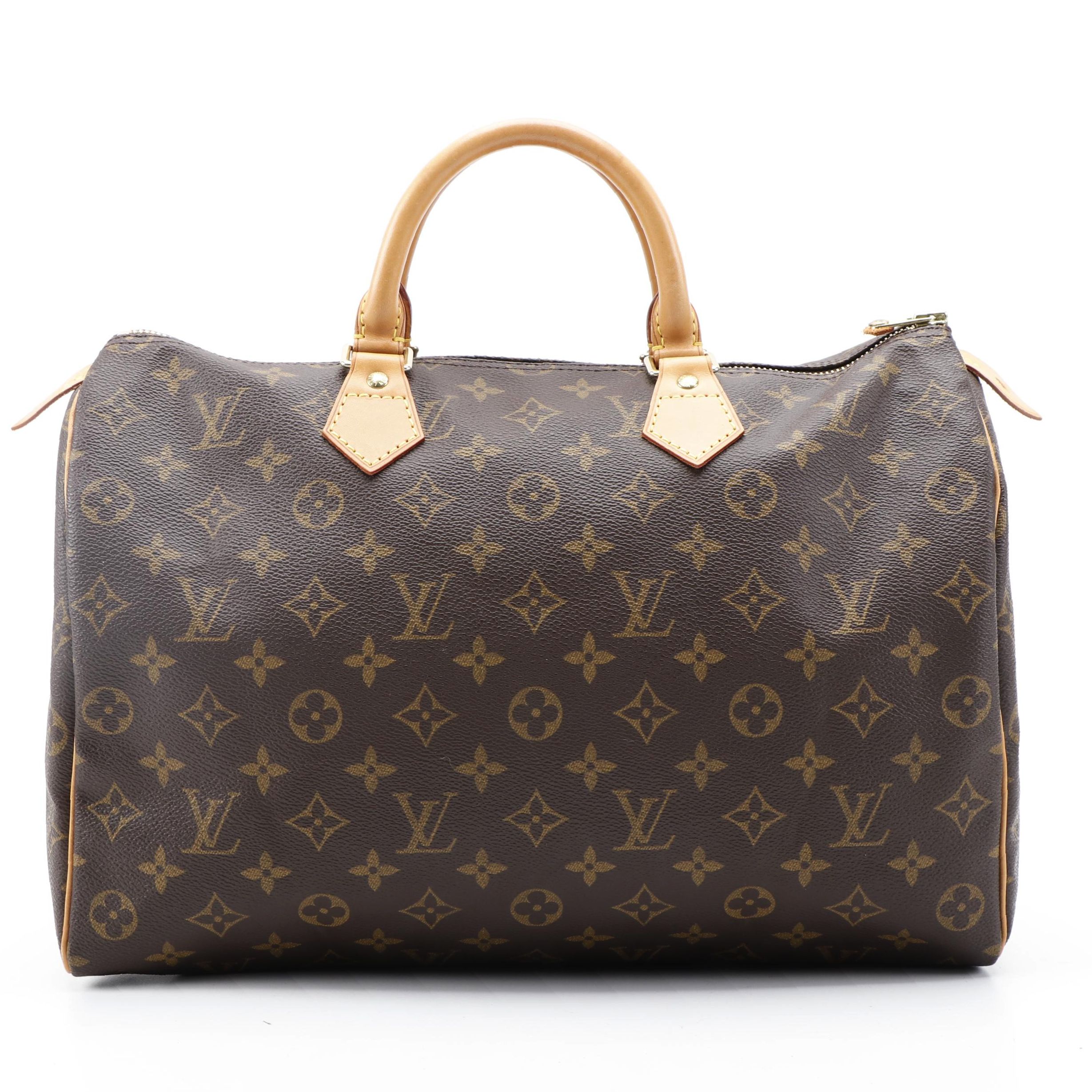 Louis Vuitton Speedy 35 in Monogram Canvas and Vachetta Leather