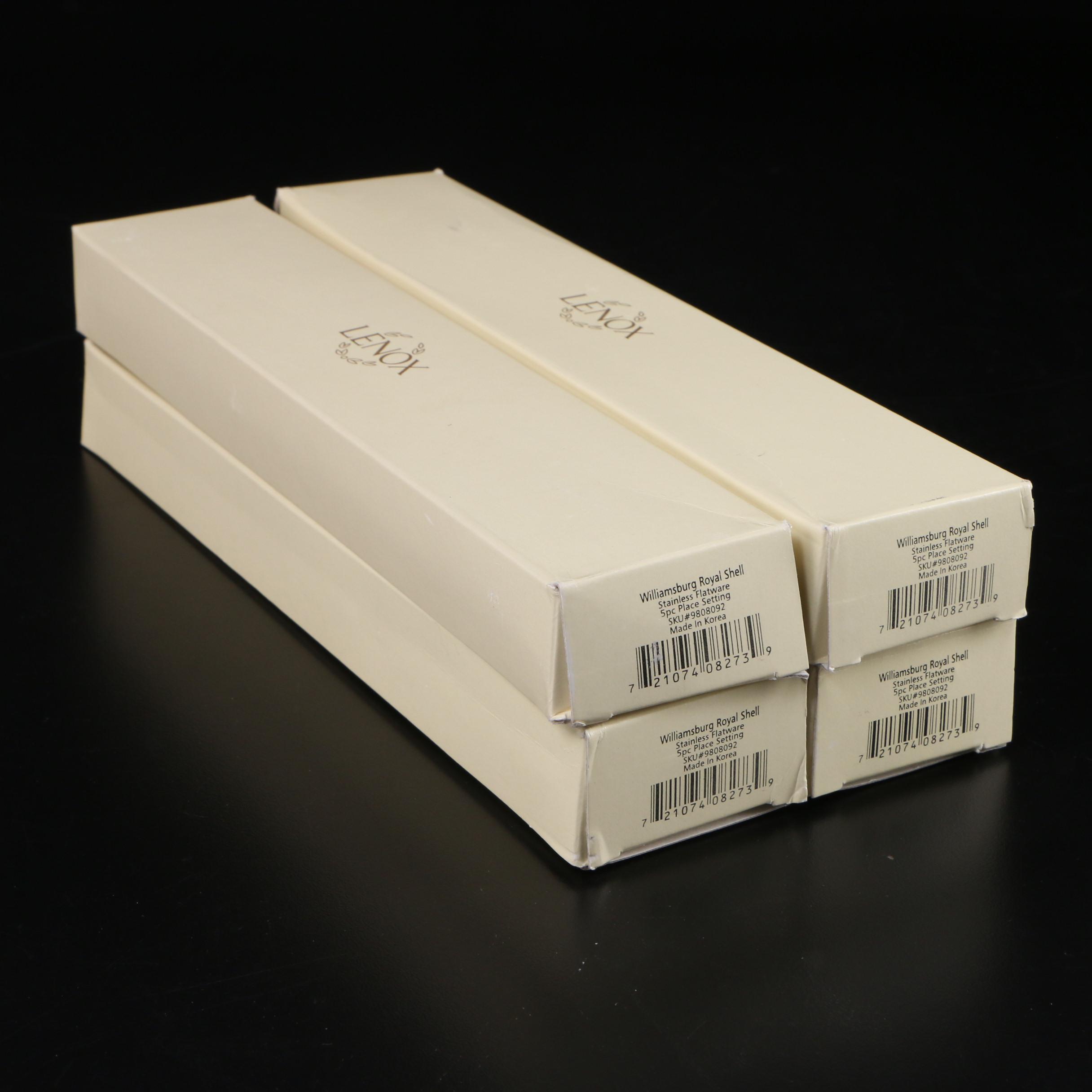 Kirk-Stieff "Williamsburg Royal Shell" 18/8 Stainless Steel Flatware