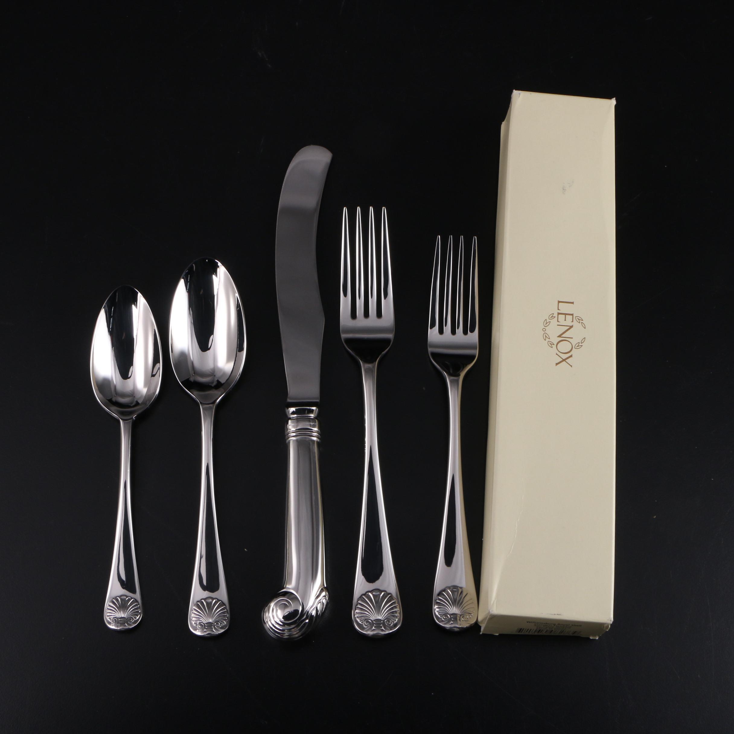 Kirk-Stieff "Williamsburg Royal Shell" 18/8 Stainless Steel Flatware