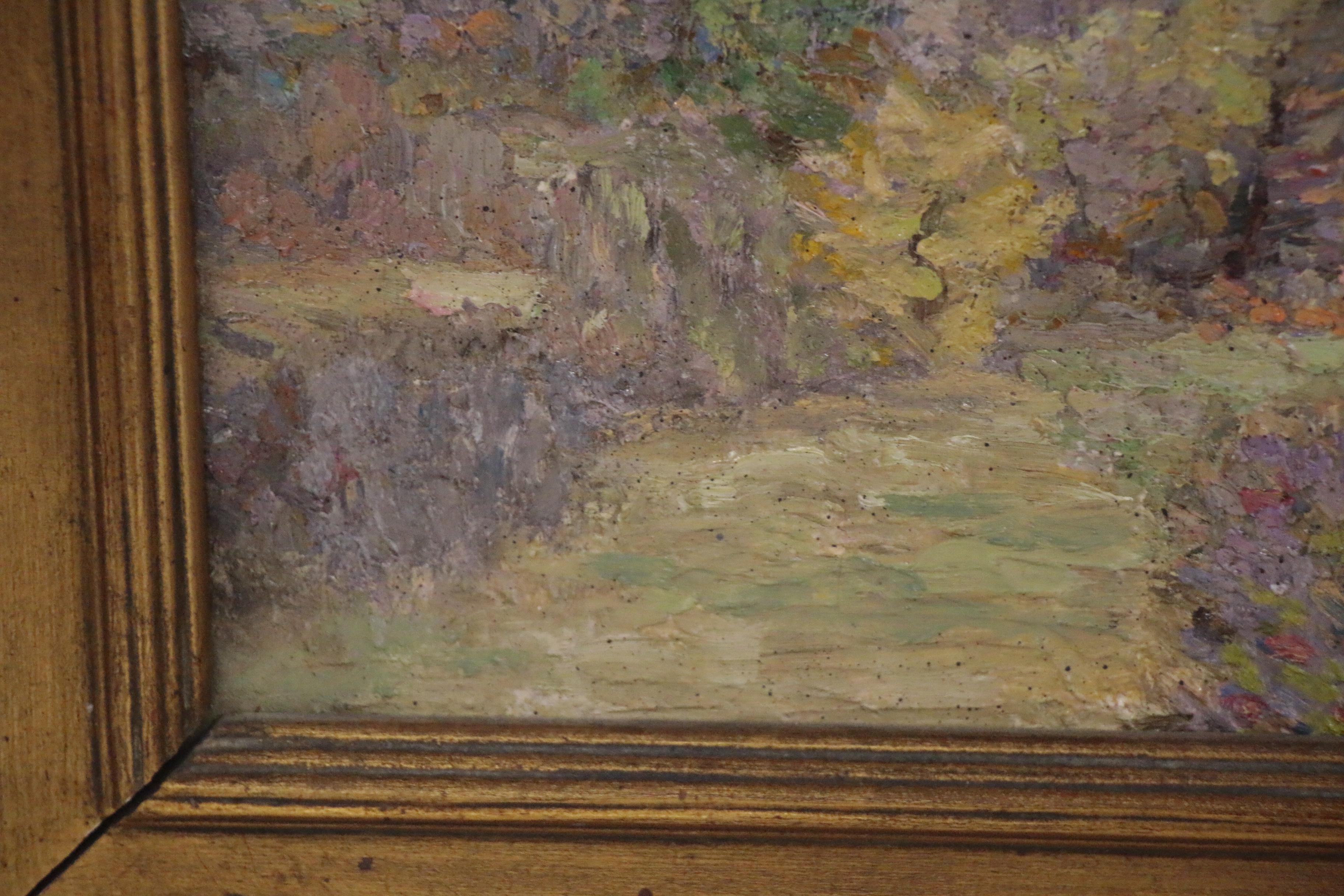 Sara Hess Oil Painting "Tennessee Hills," Early 20th Century