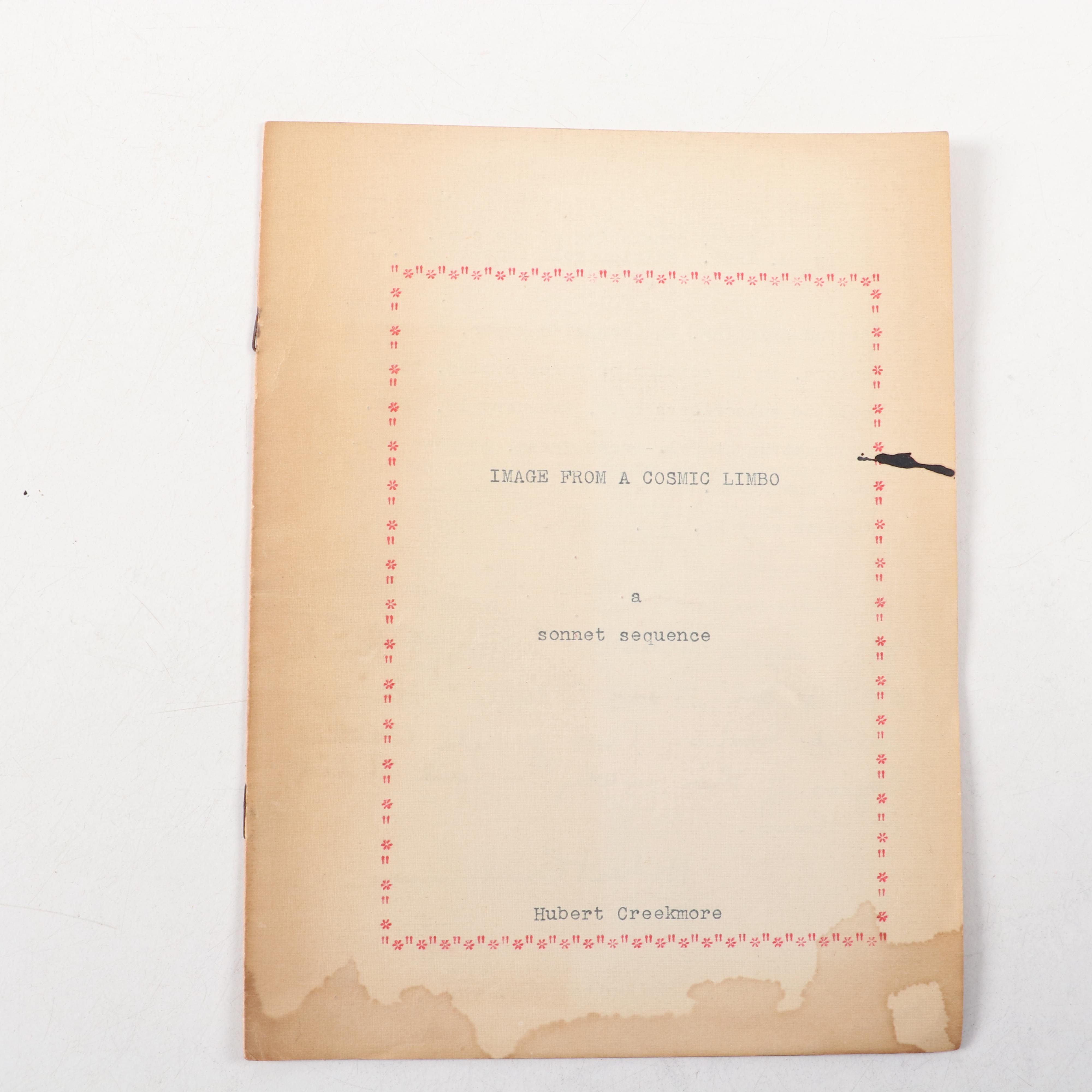 Signed Hand Bound Editions of Hubert Creekmore Poetry