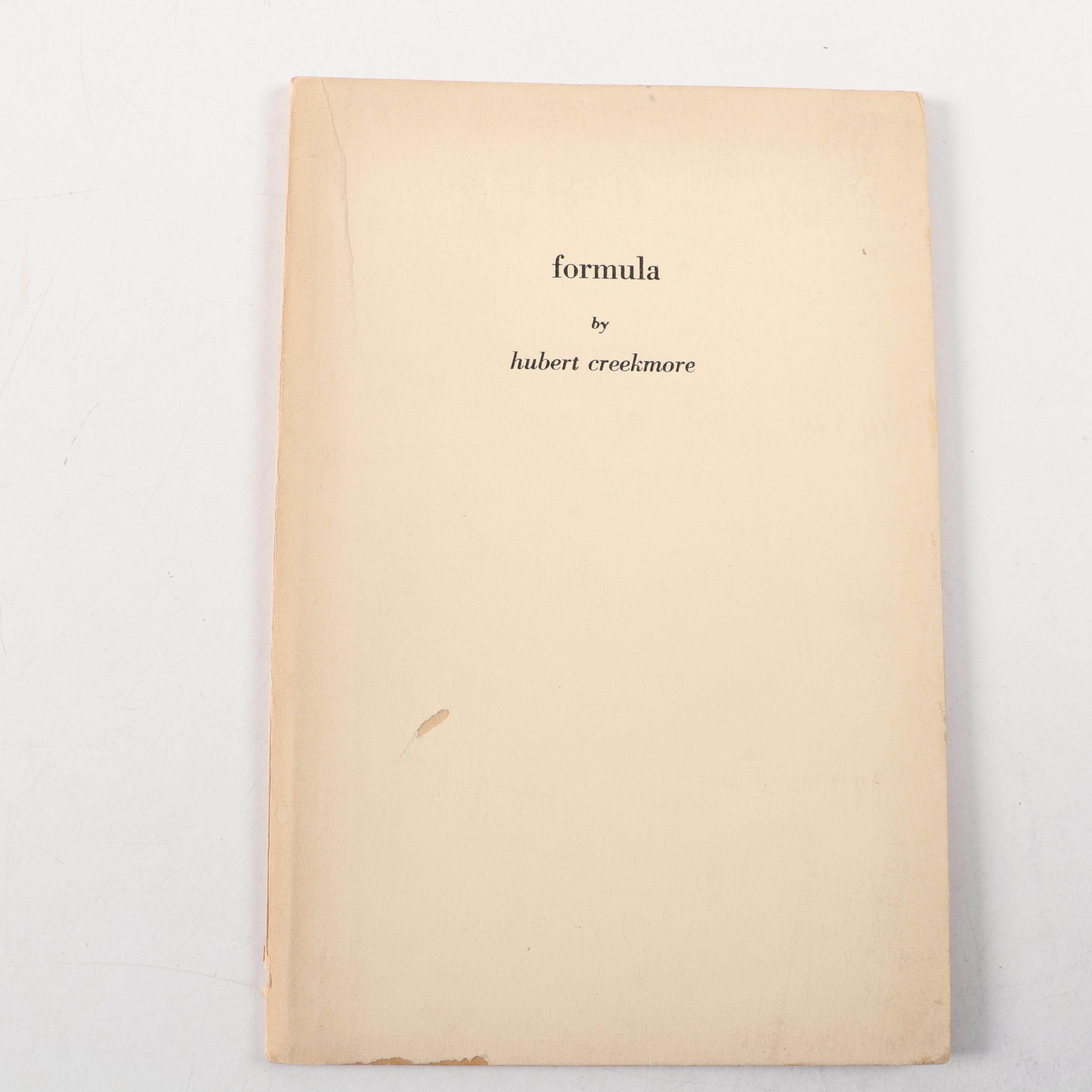 Signed Hand Bound Editions of Hubert Creekmore Poetry