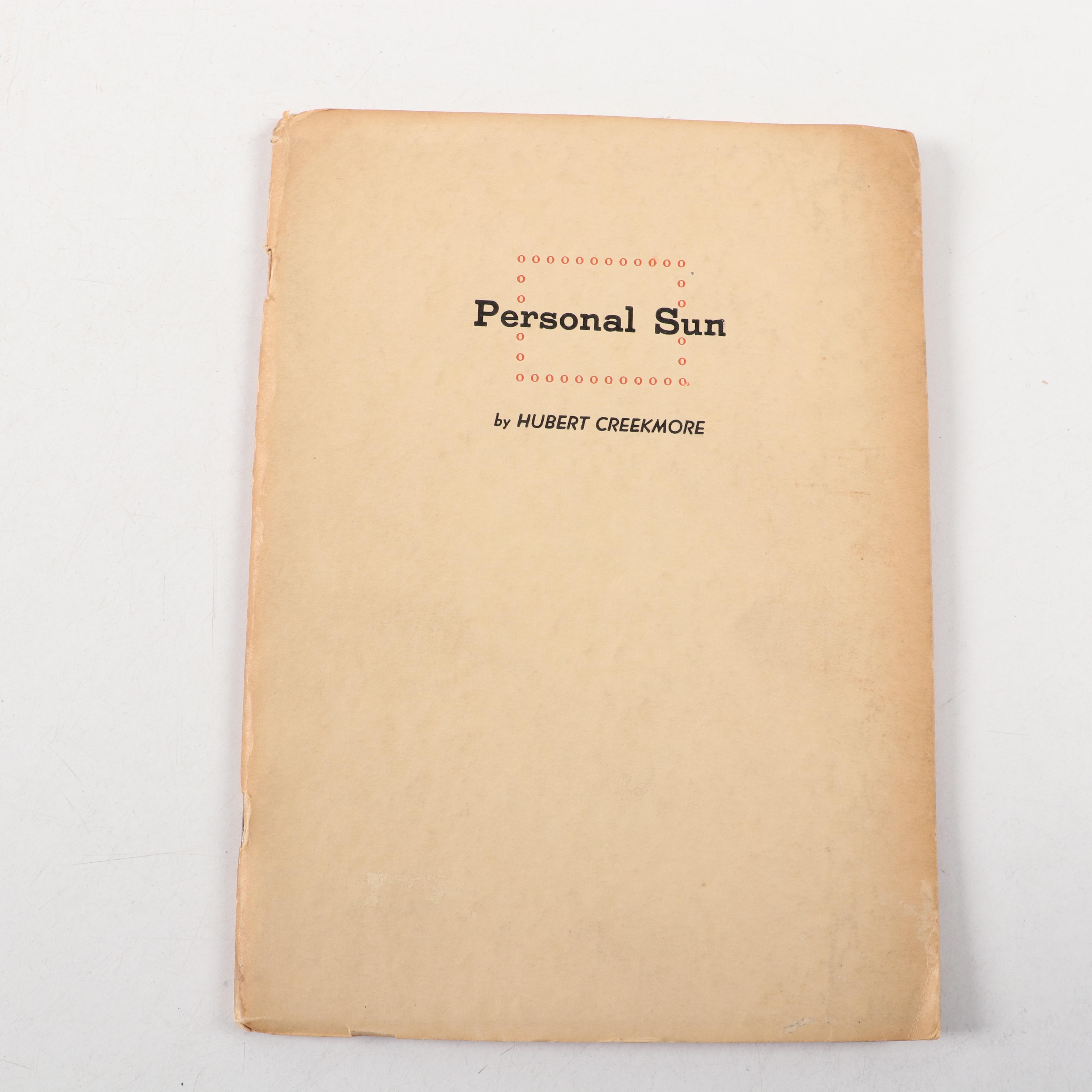 Signed Hand Bound Editions of Hubert Creekmore Poetry