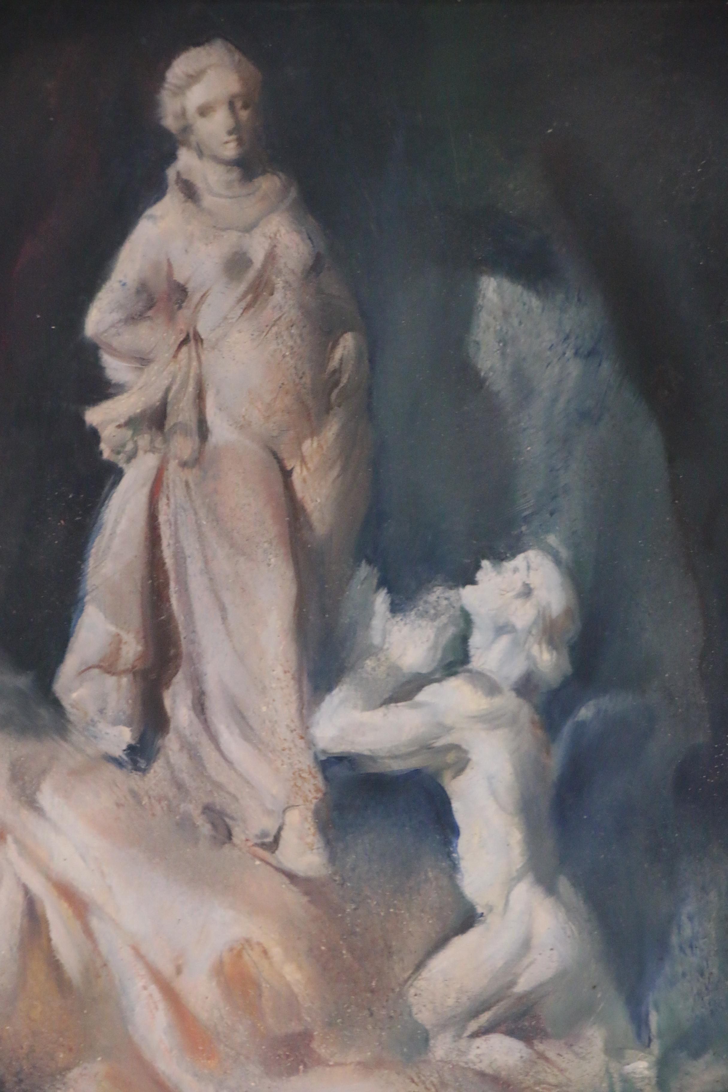 Emil Kosa Jr. Oil Painting "From Out of a Story," Early 20th Century