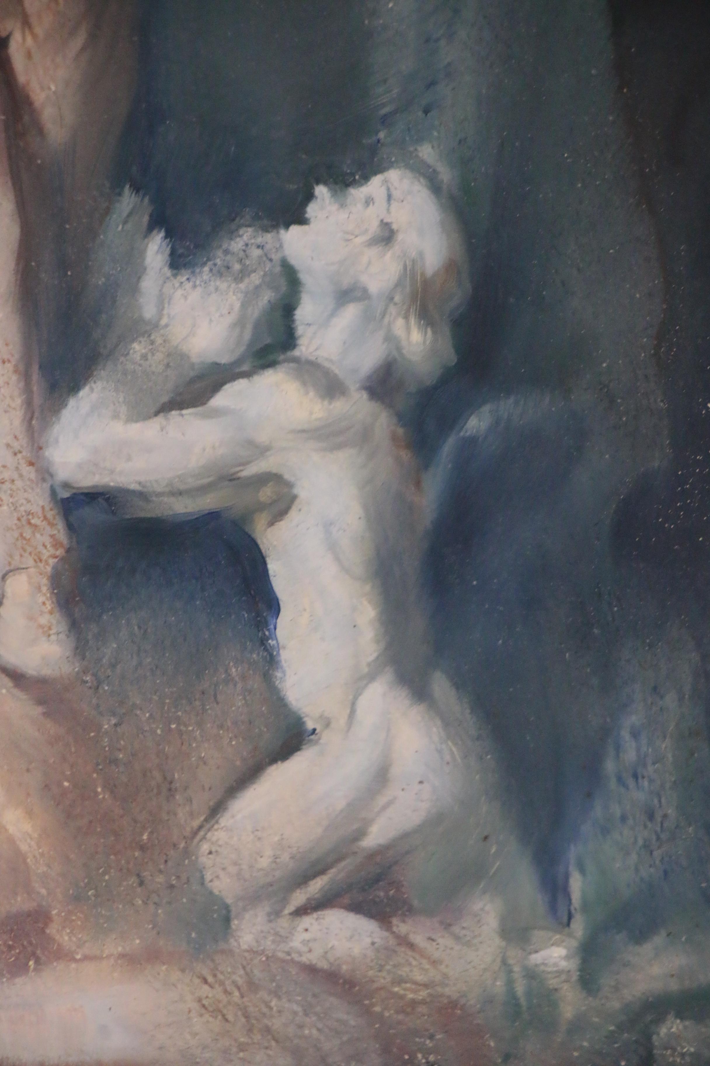 Emil Kosa Jr. Oil Painting "From Out of a Story," Early 20th Century