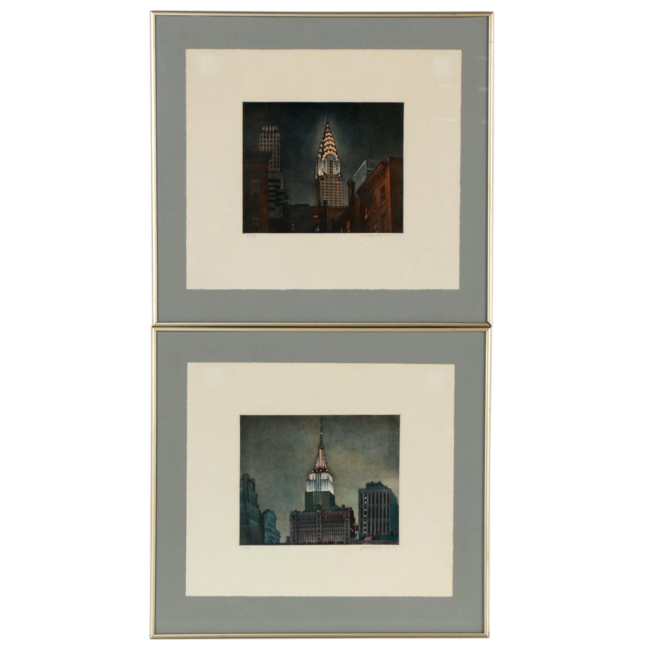 Frederick Mershimer Mezzotints of New York City, 1985