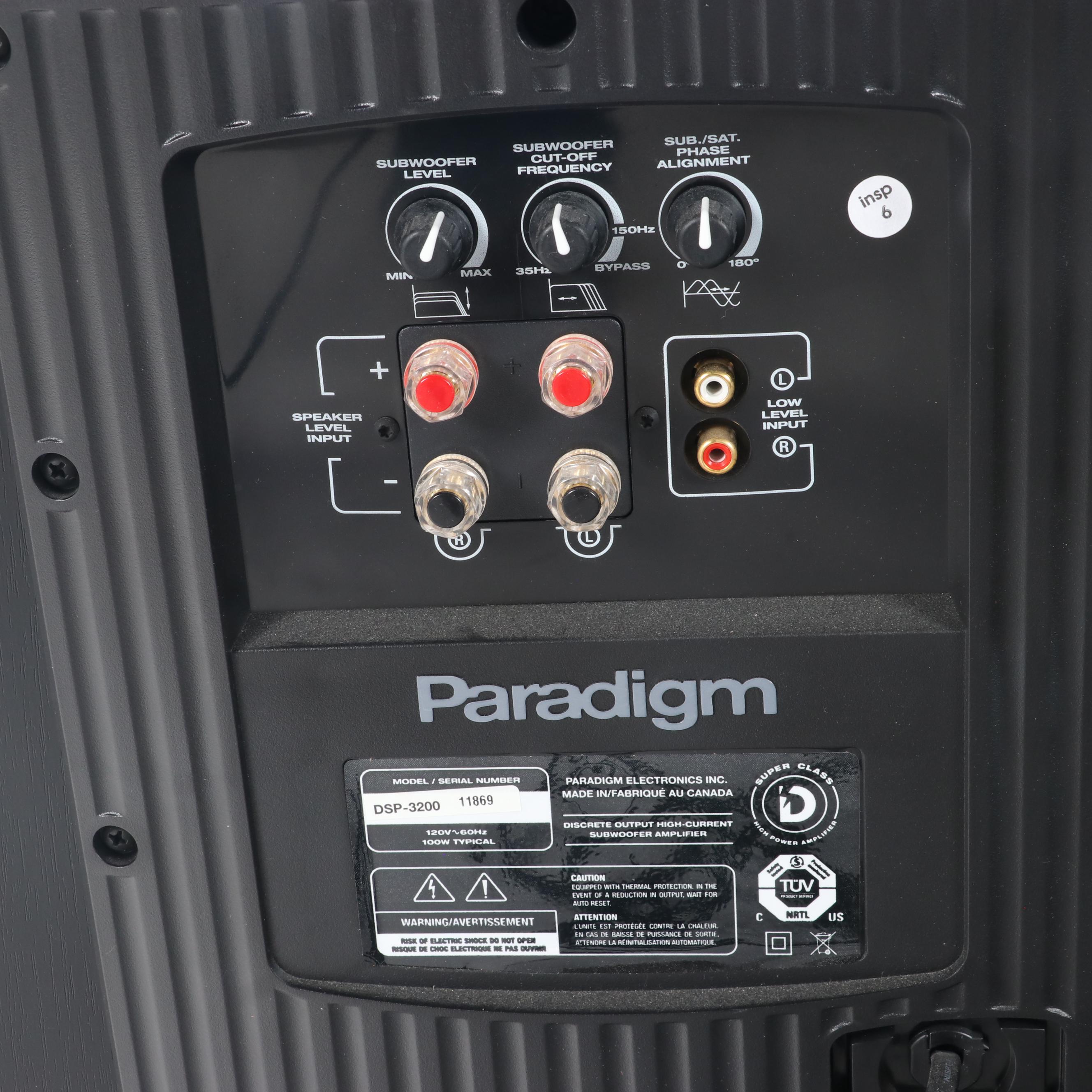 Paradigm OM-102 Theater Sound System