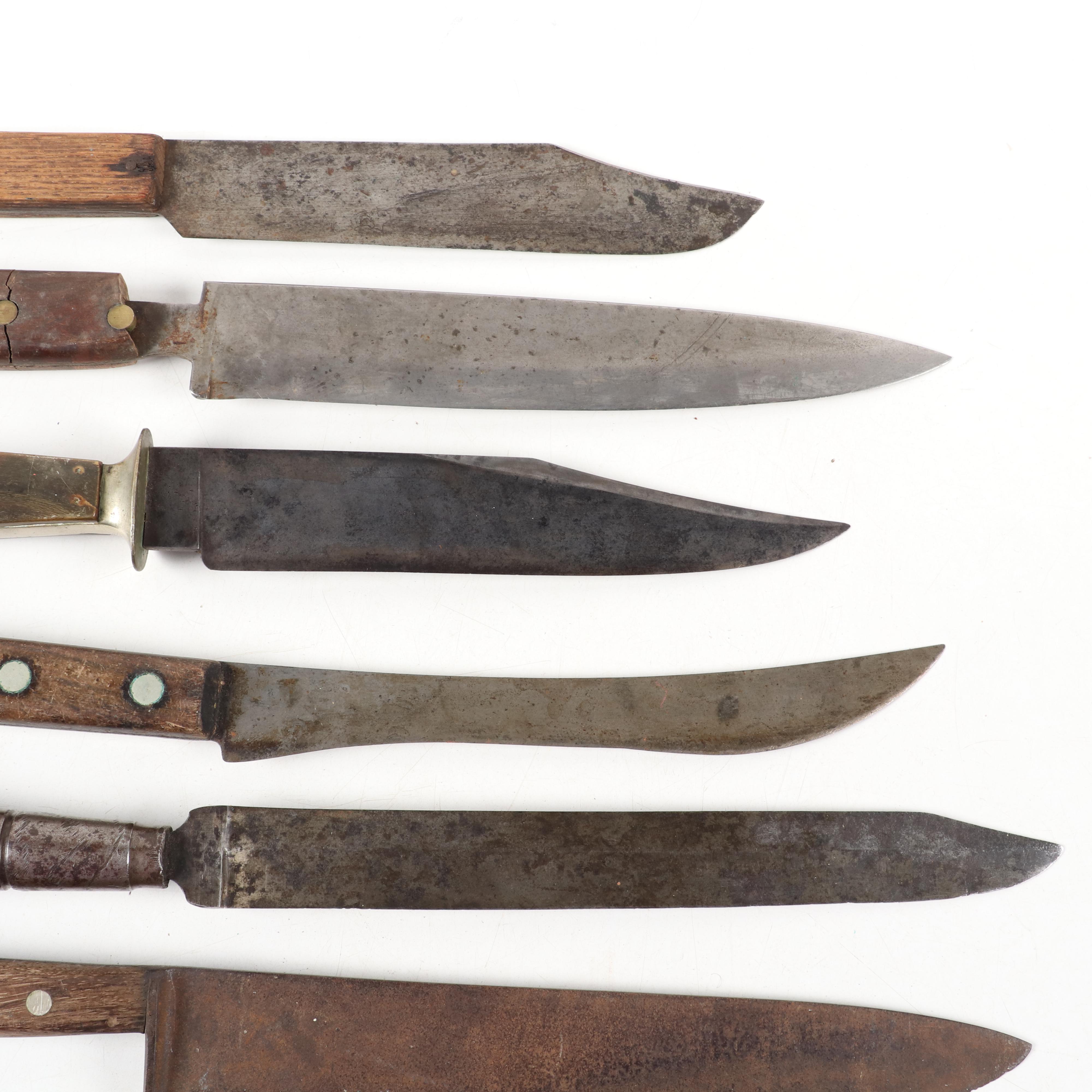 Tillotson & Co. Bowie Knife and Other Vintage Knives