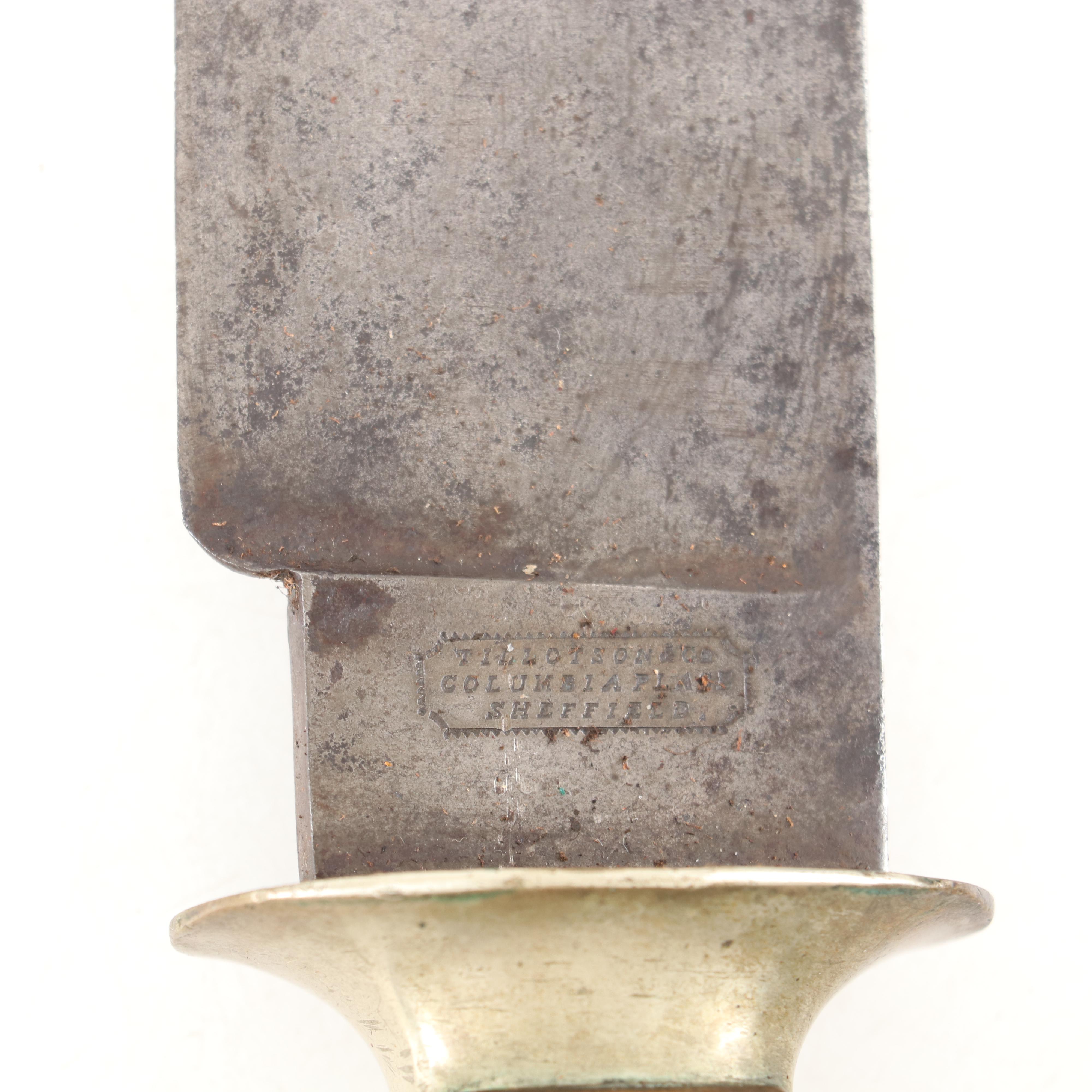 Tillotson & Co. Bowie Knife and Other Vintage Knives