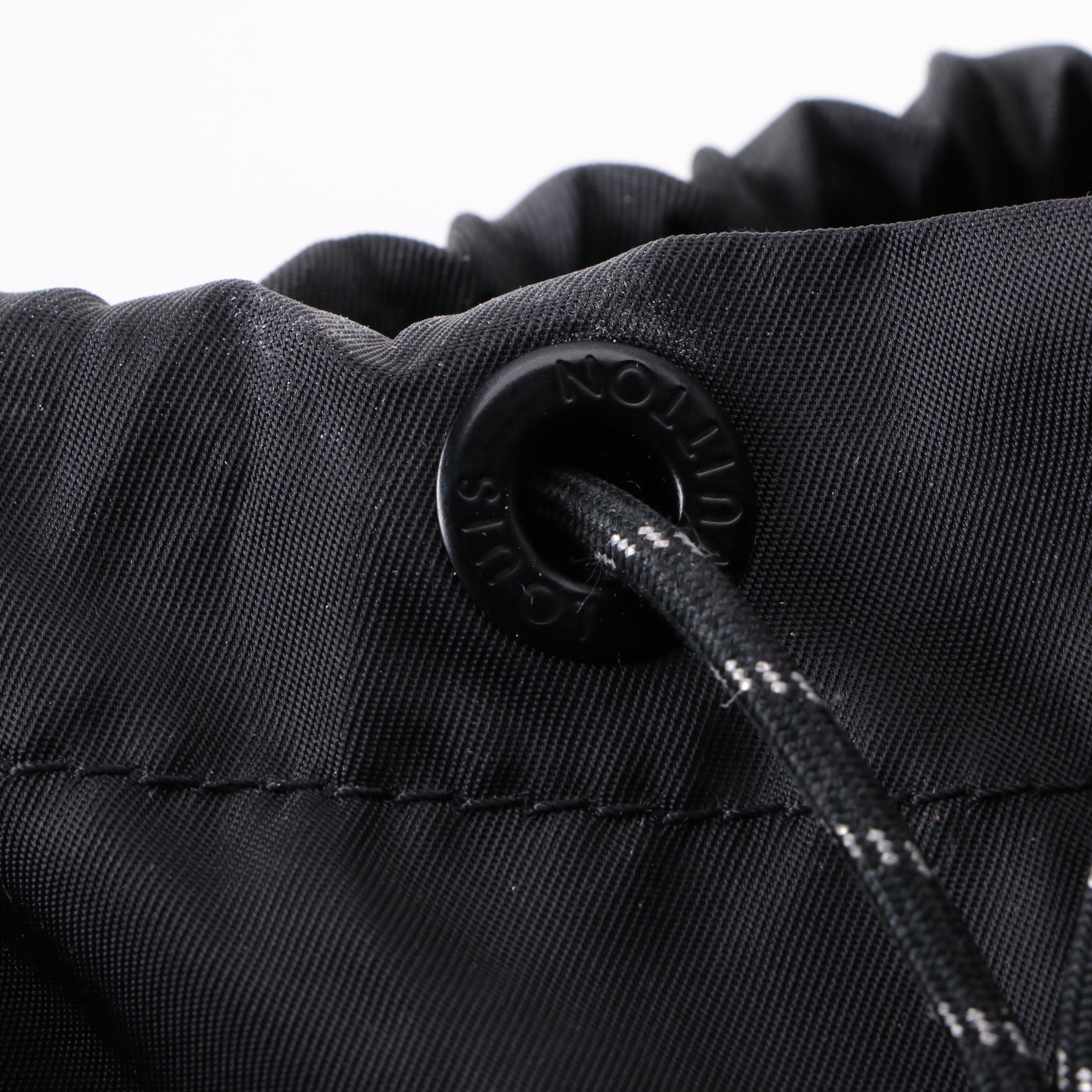 Louis Vuitton Chalk Sling Bag in Khaki Monogram Shadow Leather