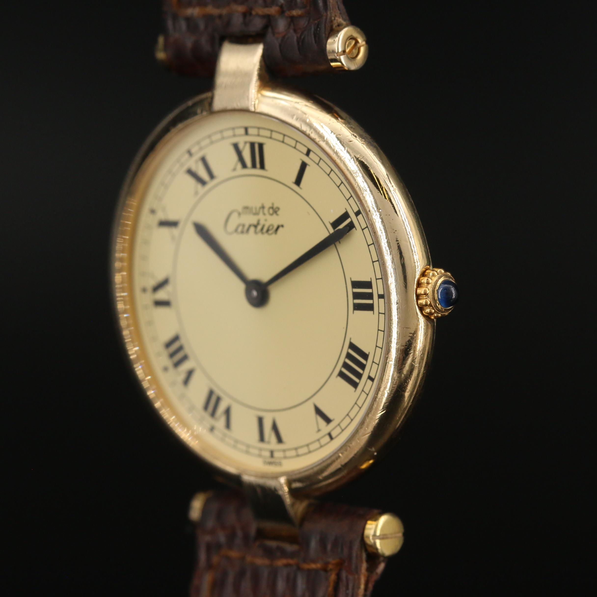 Cartier Must de Cartier Vendome Vermeil Quartz Watch