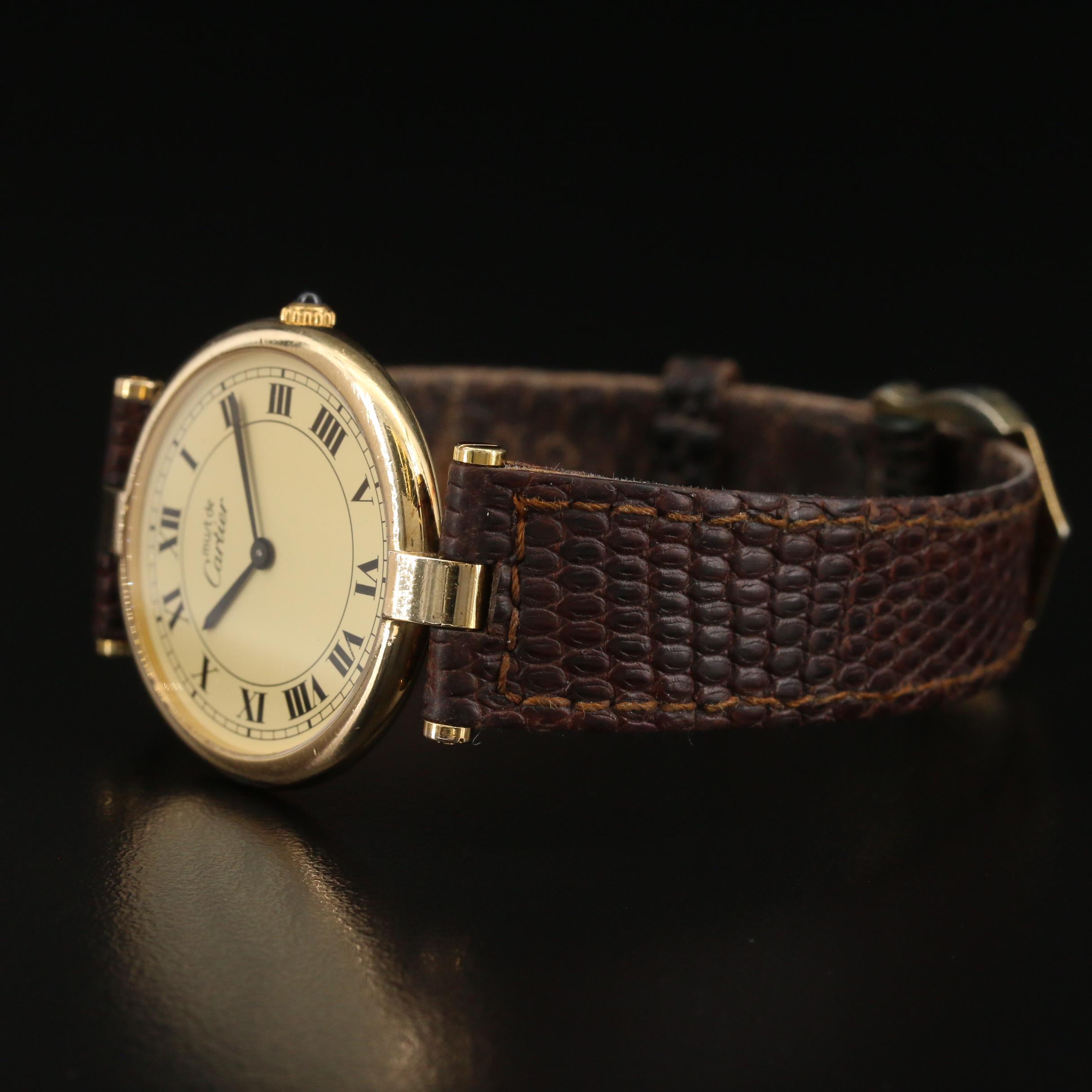 Cartier Must de Cartier Vendome Vermeil Quartz Watch