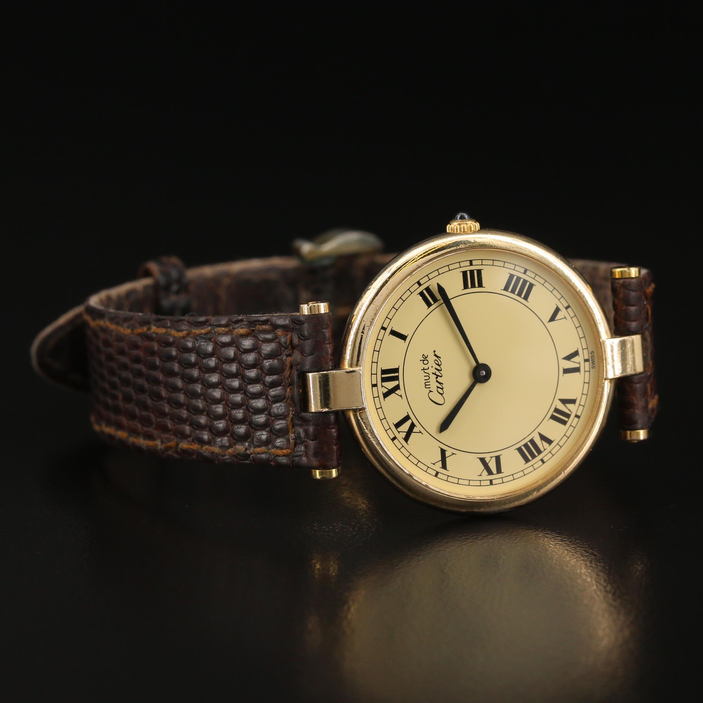Cartier Must de Cartier Vendome Vermeil Quartz Watch